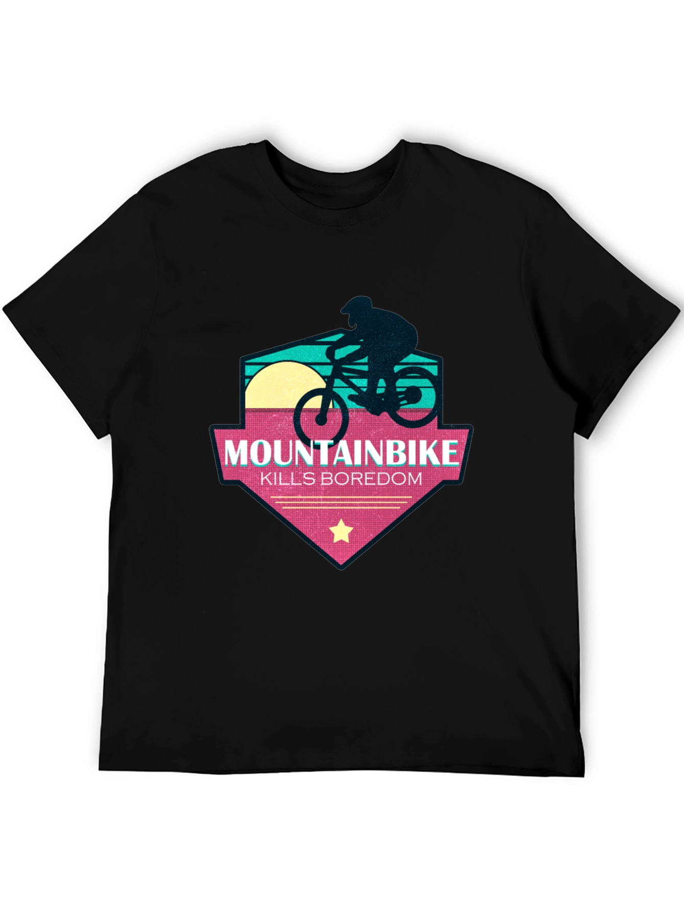 Mountainbike Kills Boredom T-Shirt - Adventure Time!