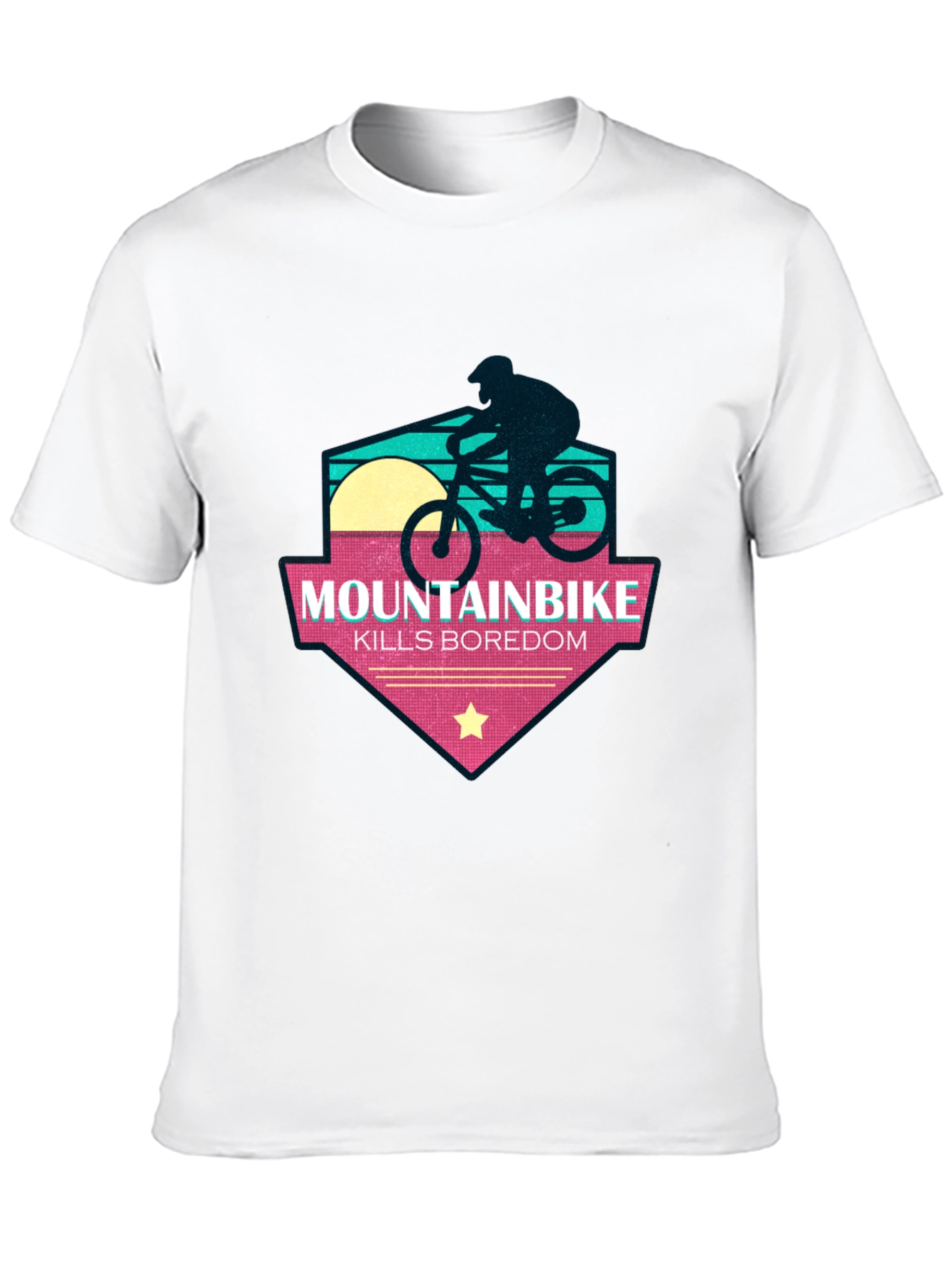 Mountainbike Kills Boredom T-Shirt - Adventure Time!