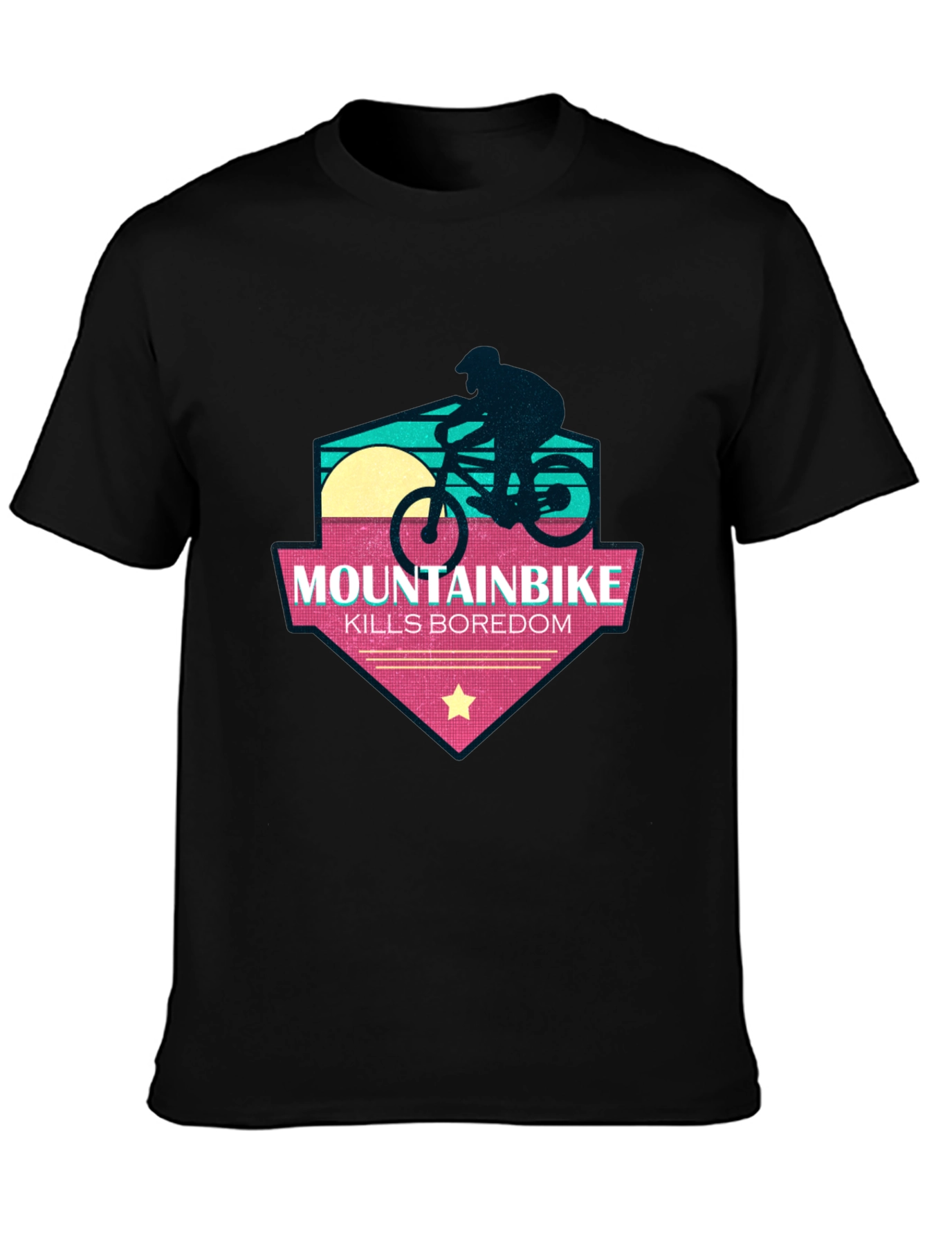 Mountainbike Kills Boredom T-Shirt - Adventure Time!