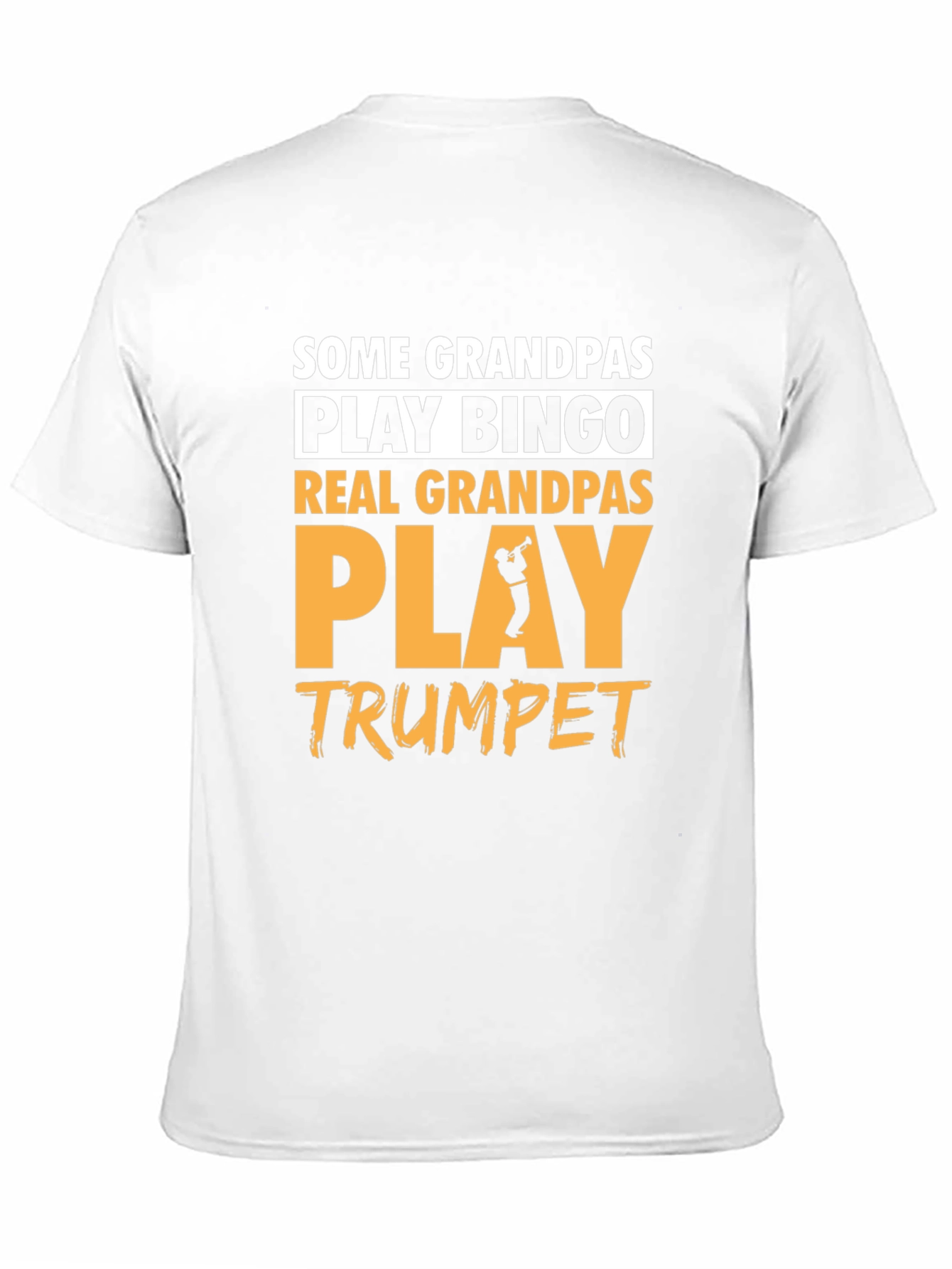 Real Grandpas Play Trumpet Graphic Tee