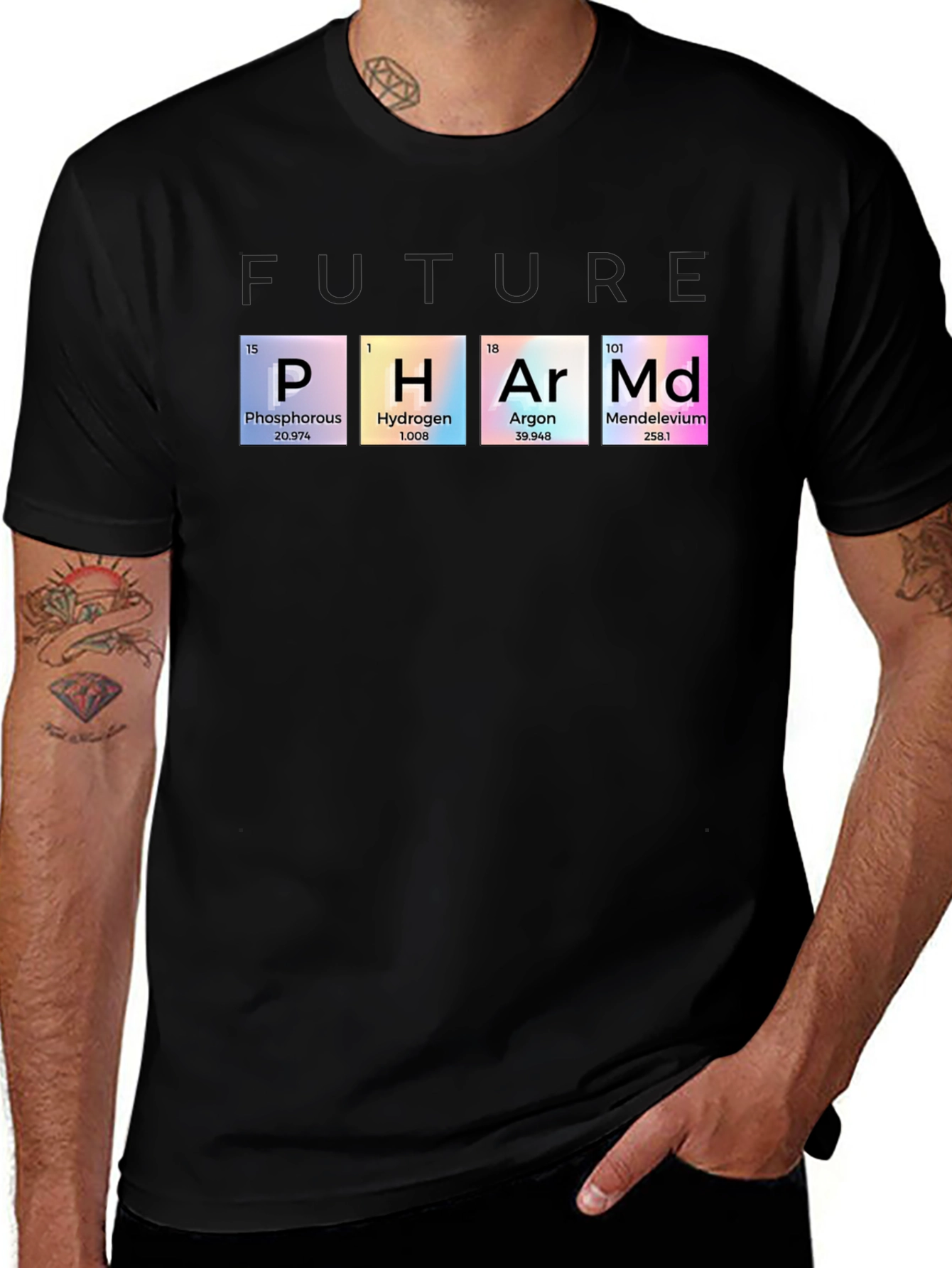 PHARM Future T-Shirt - Science Periodic Table Element Tee