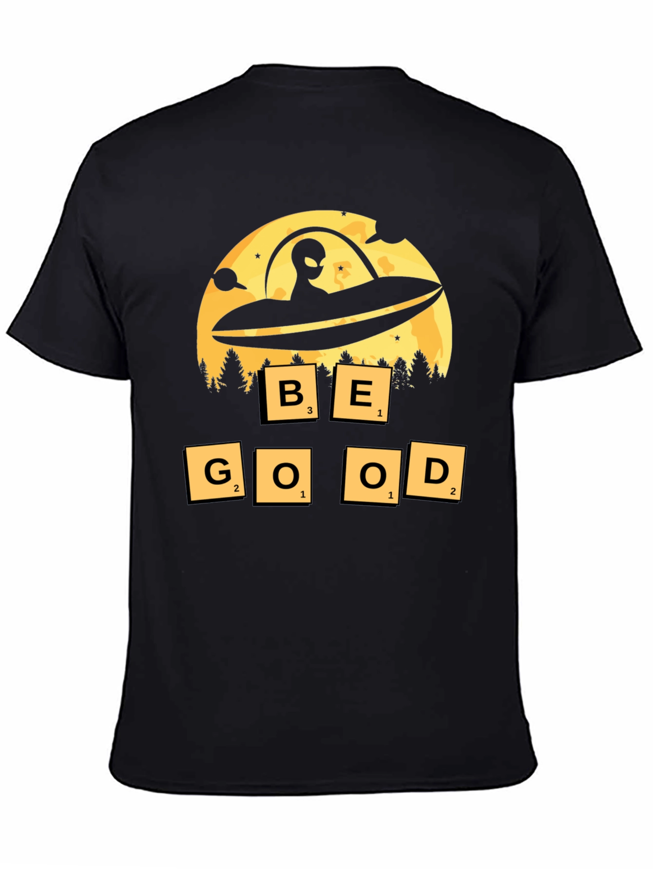 Be Good Alien UFO Graphic Tee