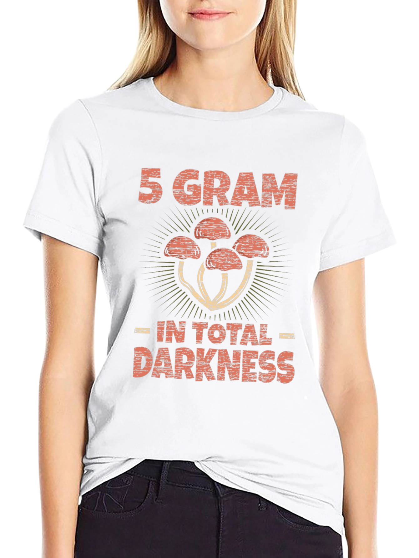 5 Gram Shrooms in Total Darkness Graphic Tee