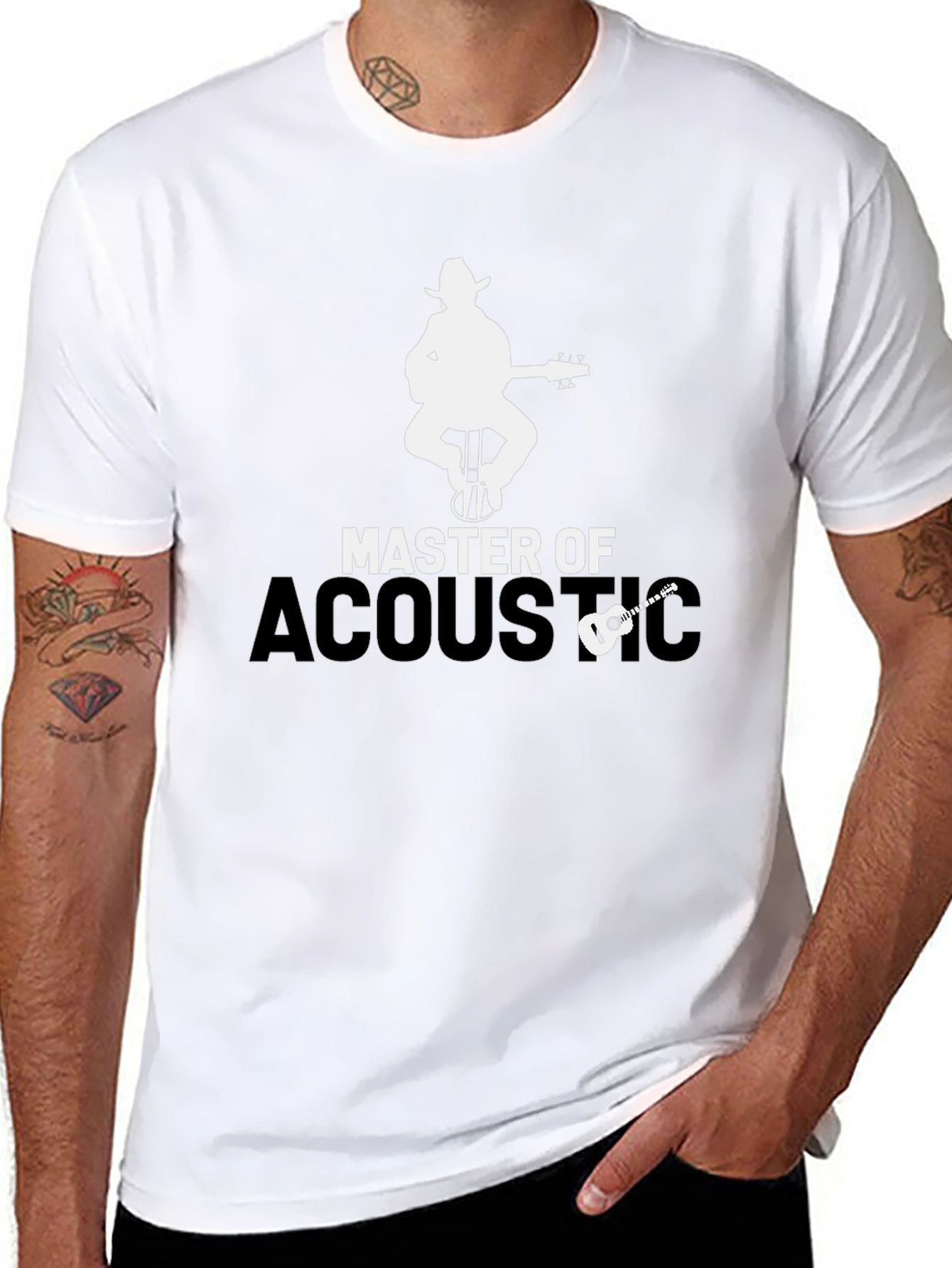 Master of Acoustic Music Graphic T-Shirt