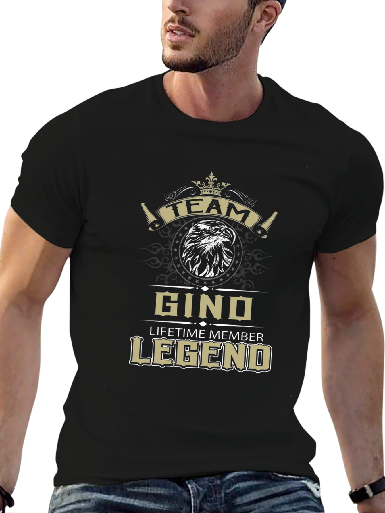 Team Gino Legend Tee - Lifetime Member Graphic T-Shirt