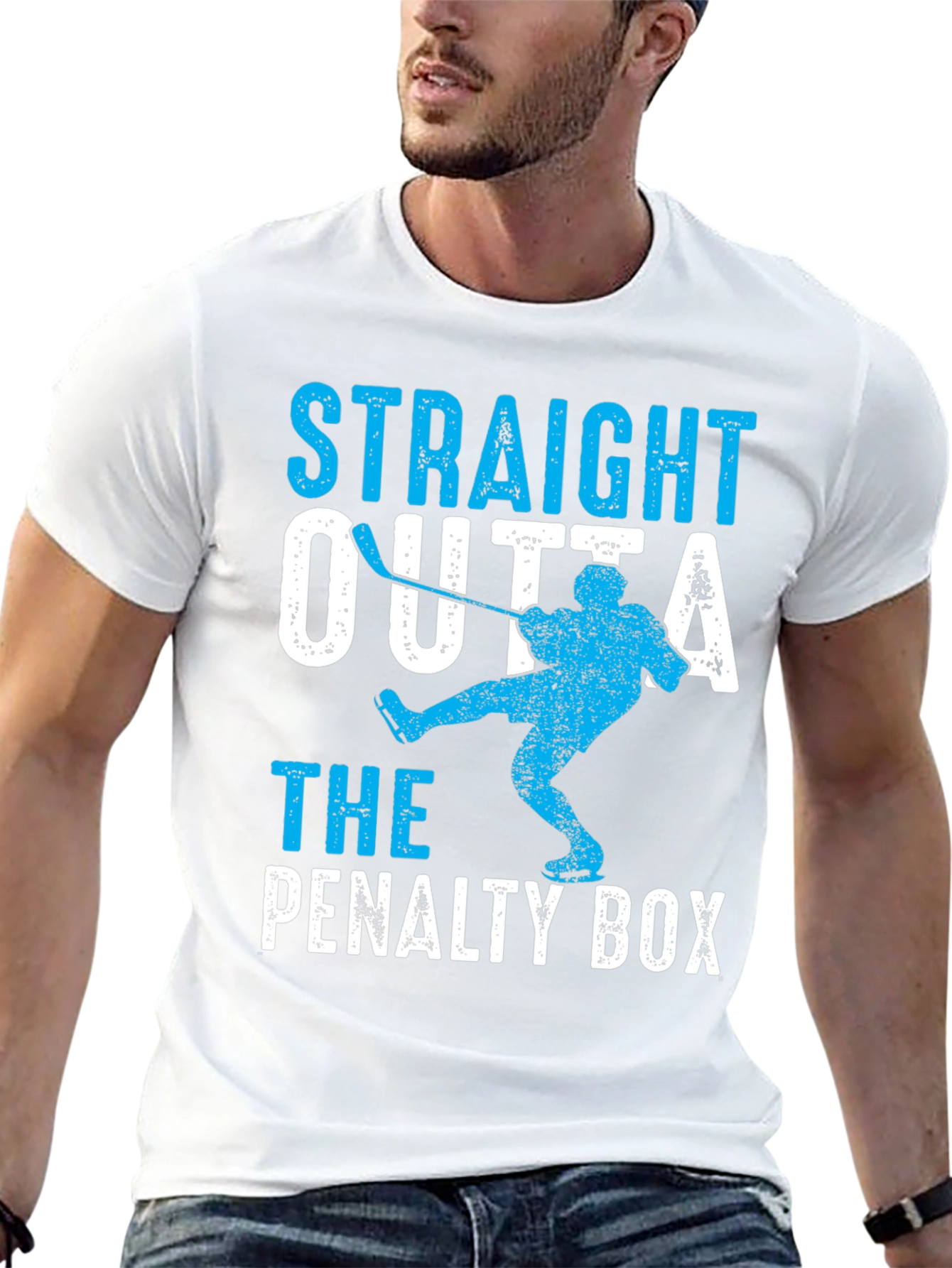 Straight Outta The Penalty Box Hockey T-Shirt