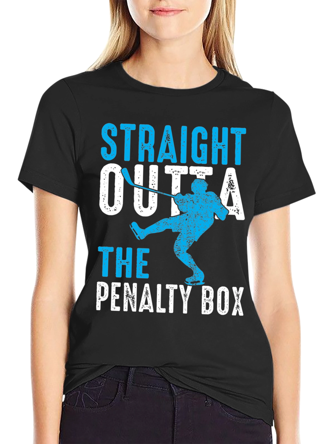 Straight Outta The Penalty Box Hockey T-Shirt