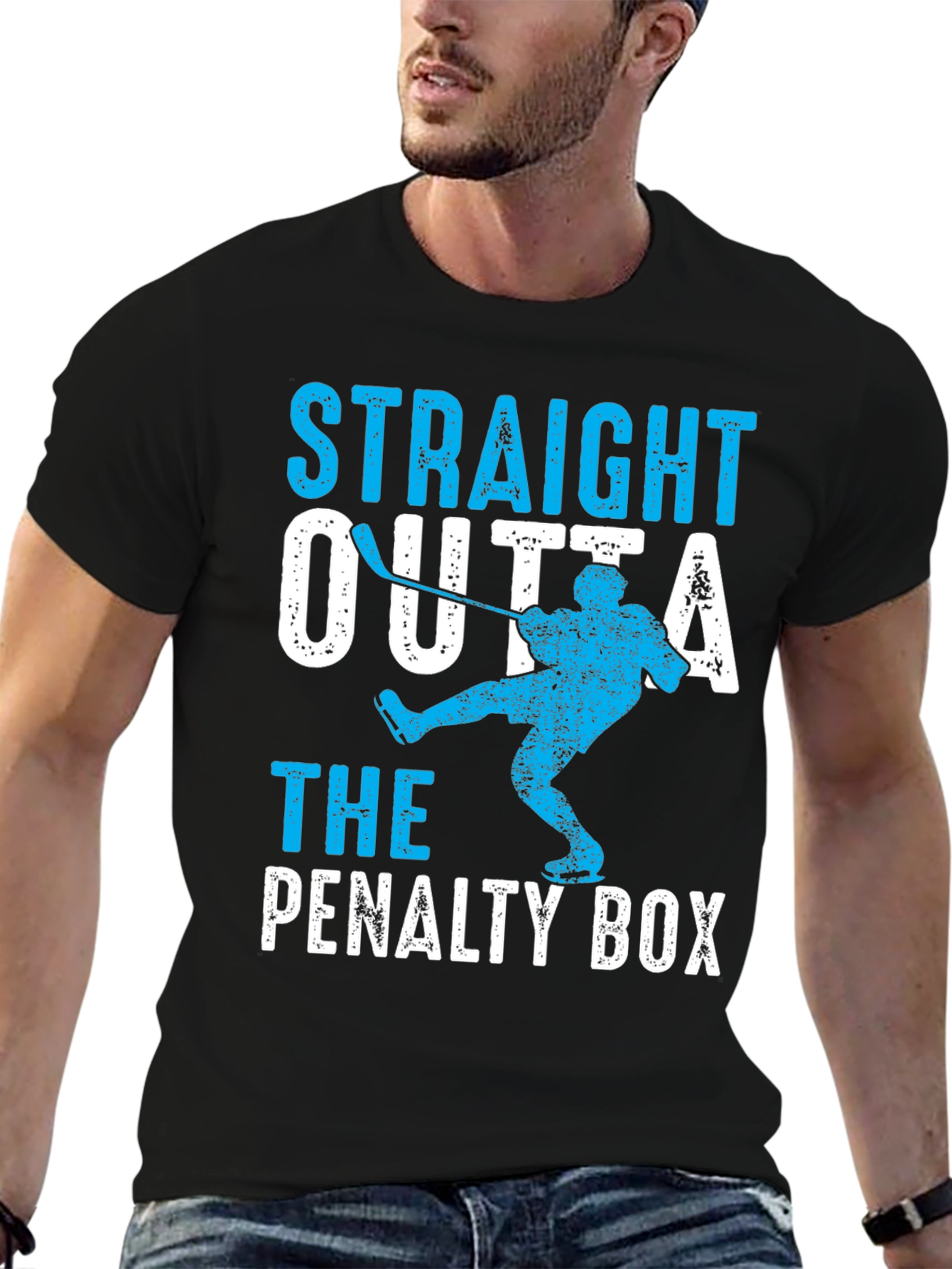 Straight Outta The Penalty Box Hockey T-Shirt