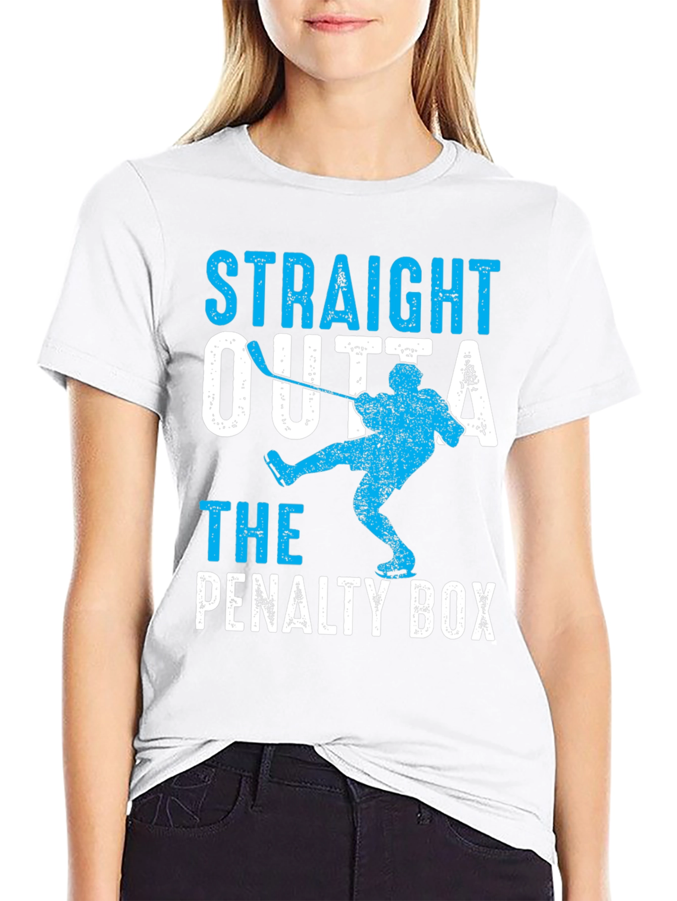Straight Outta The Penalty Box Hockey T-Shirt