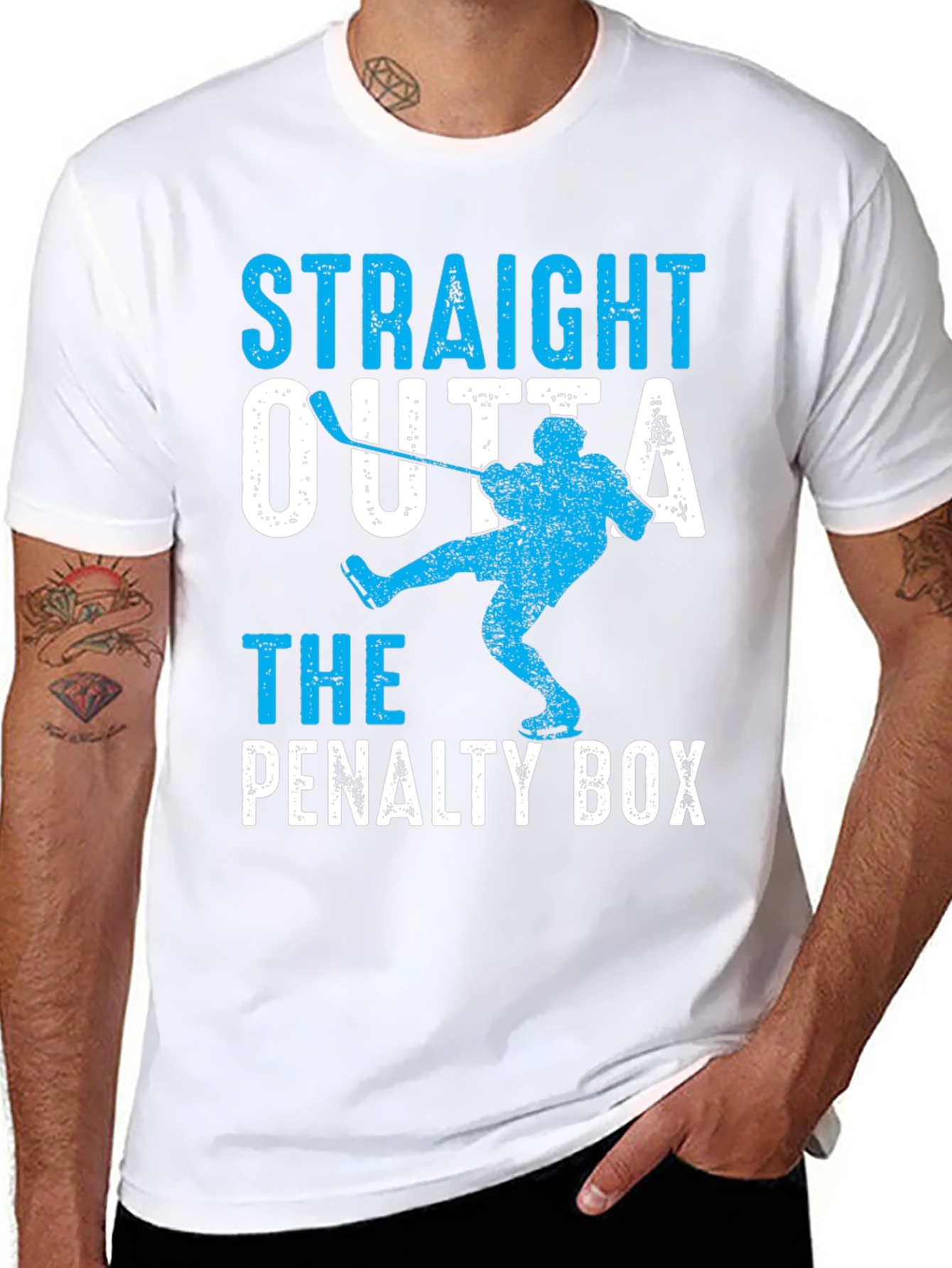Straight Outta The Penalty Box Hockey T-Shirt