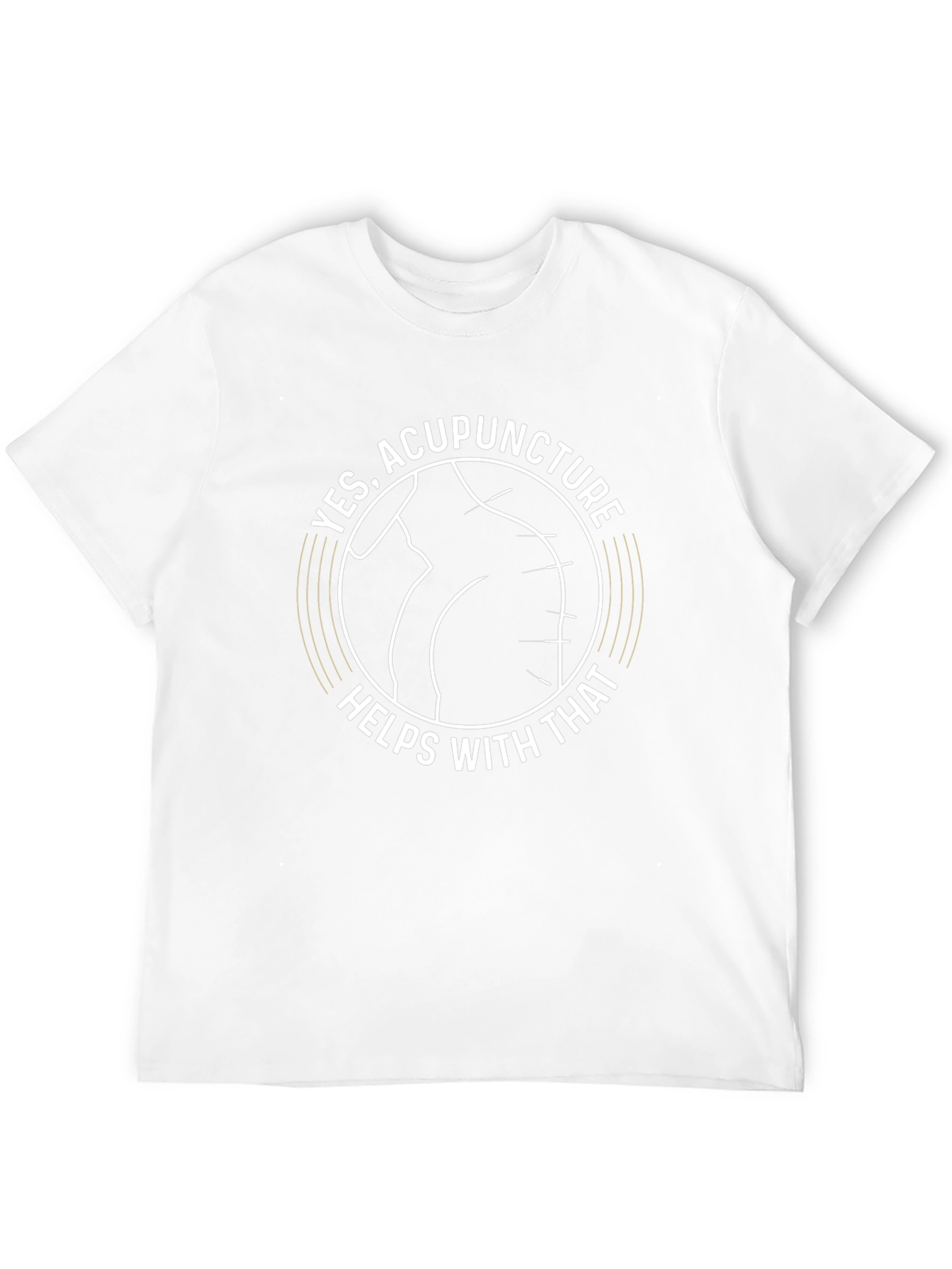 Acupuncture Therapy Graphic Tee - Unisex Cotton T-Shirt