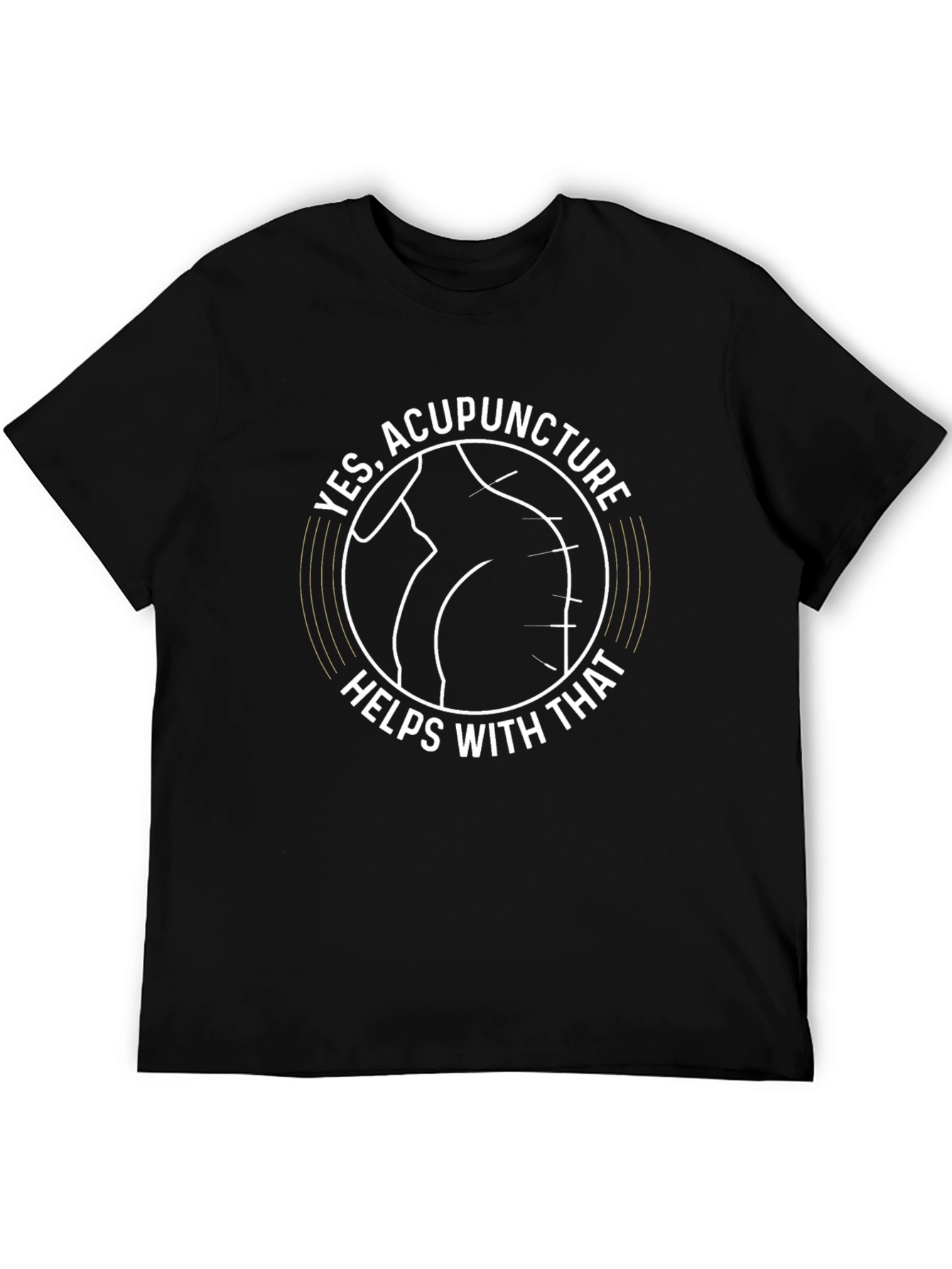 Acupuncture Therapy Graphic Tee - Unisex Cotton T-Shirt