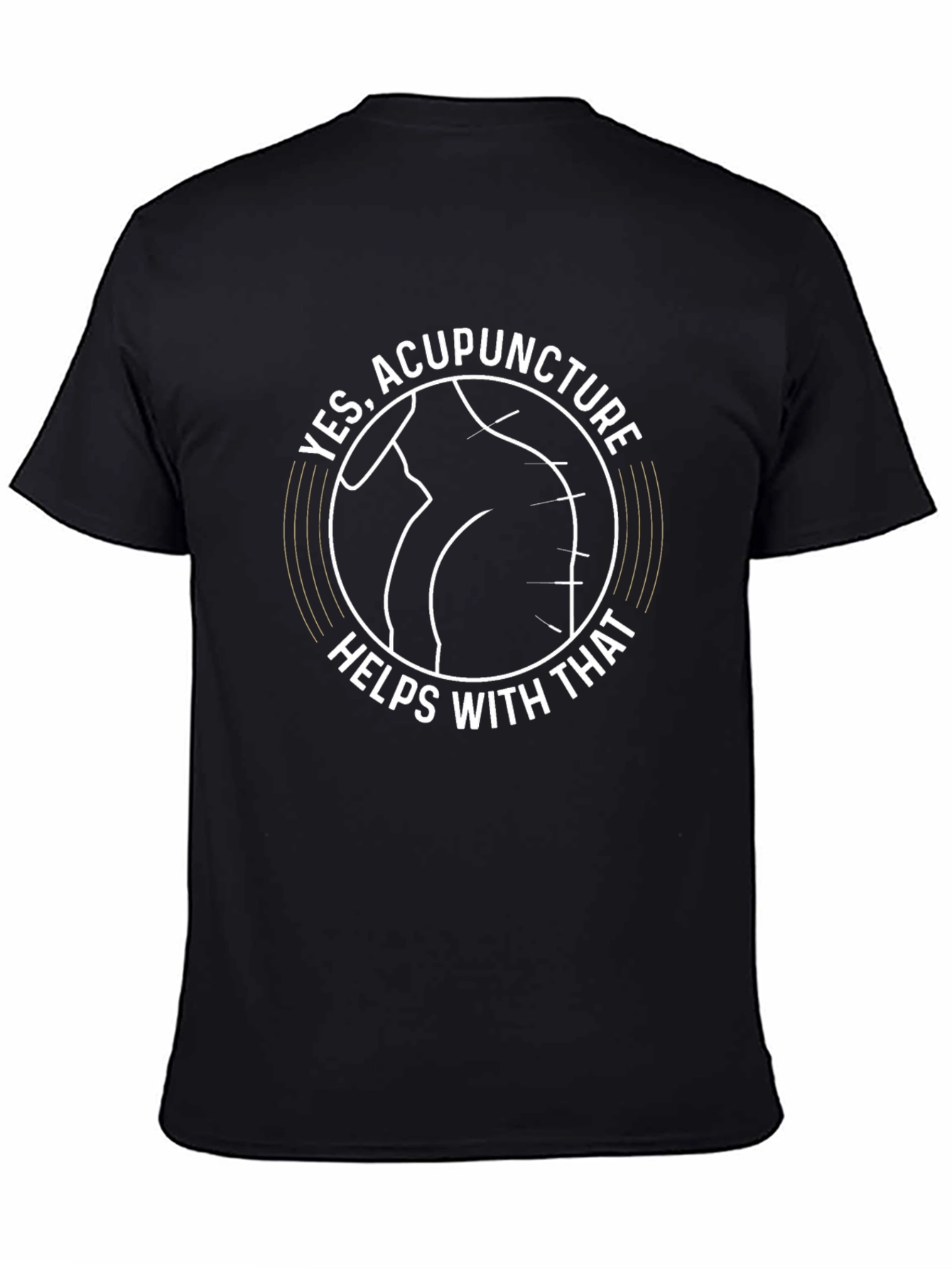 Acupuncture Therapy Graphic Tee - Unisex Cotton T-Shirt