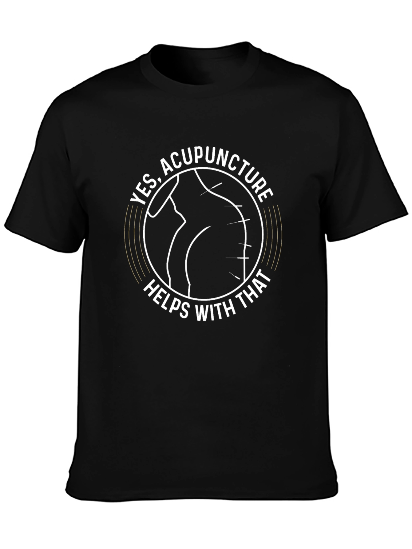Acupuncture Therapy Graphic Tee - Unisex Cotton T-Shirt