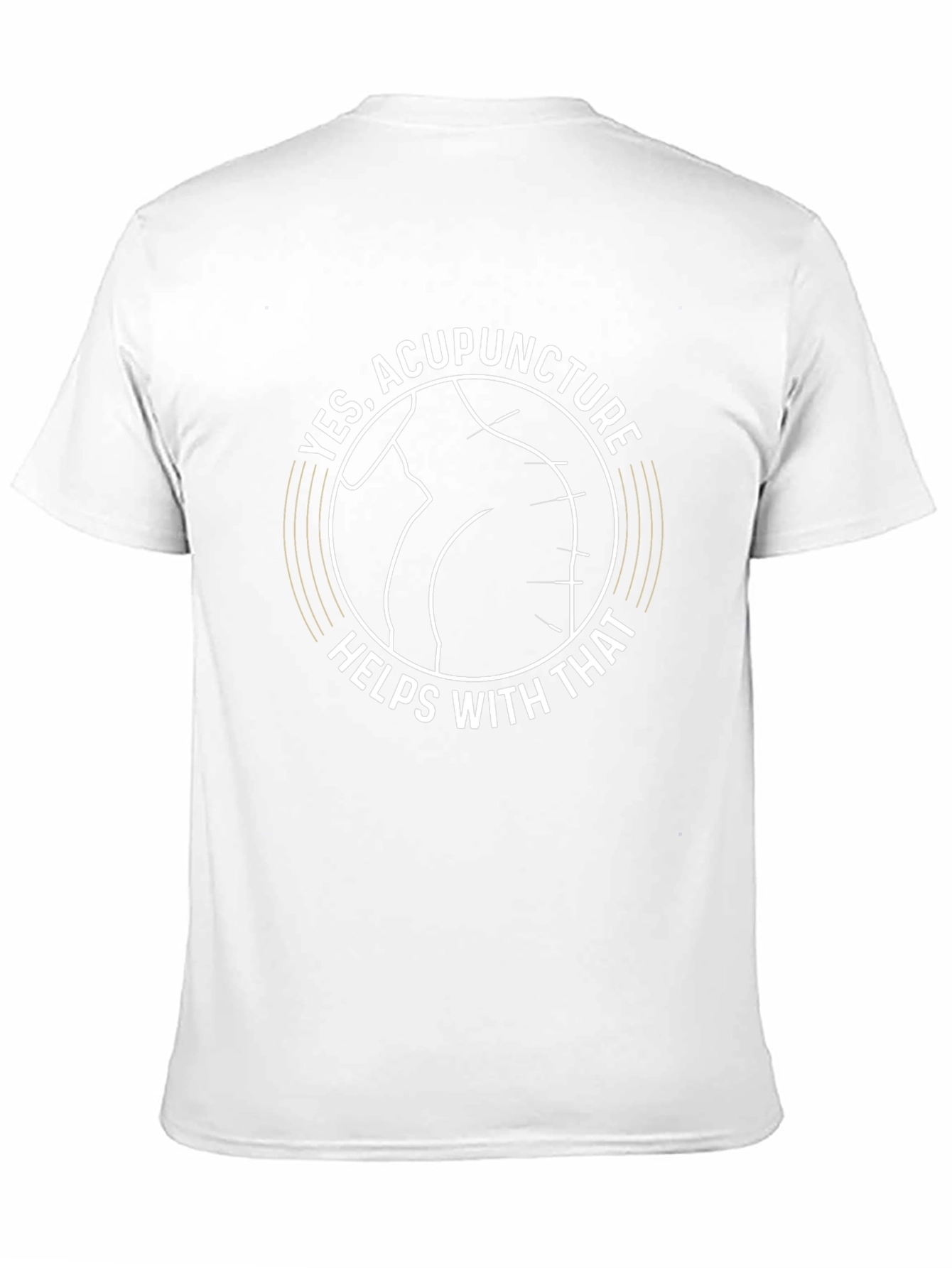 Acupuncture Therapy Graphic Tee - Unisex Cotton T-Shirt