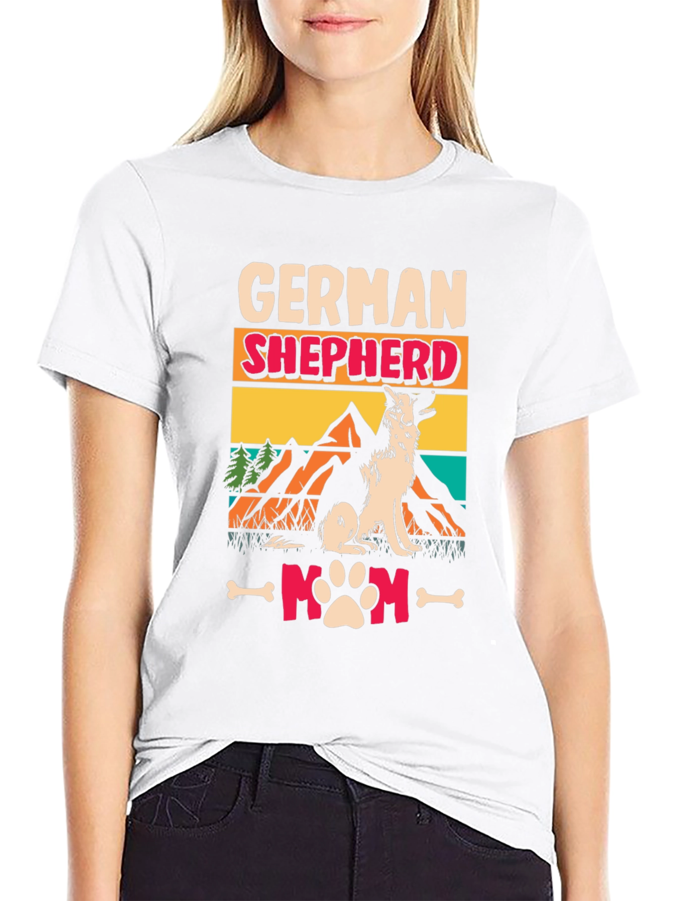 German Shepherd Mom T-Shirt