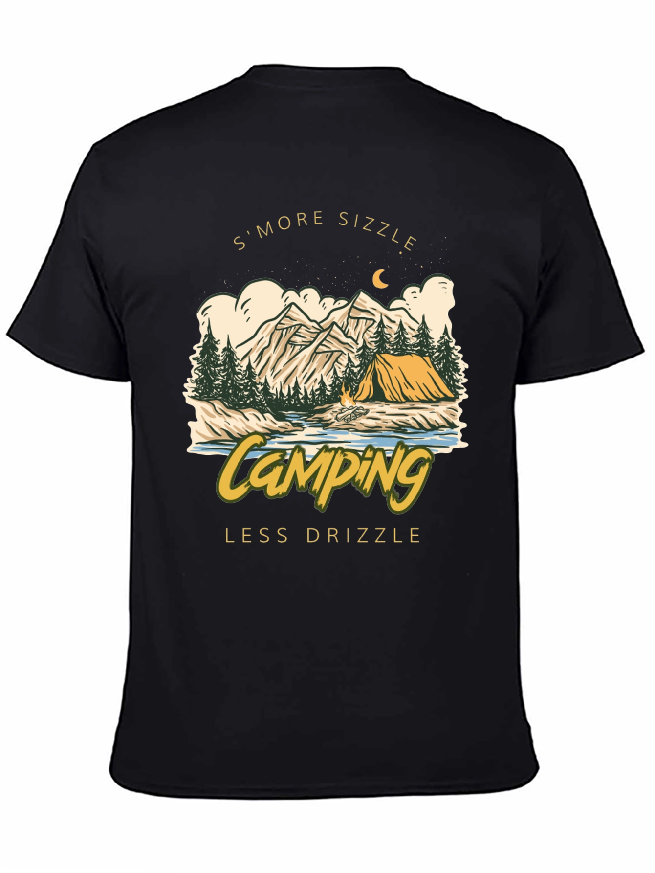 Camping Smore Sizzle Graphic Tee