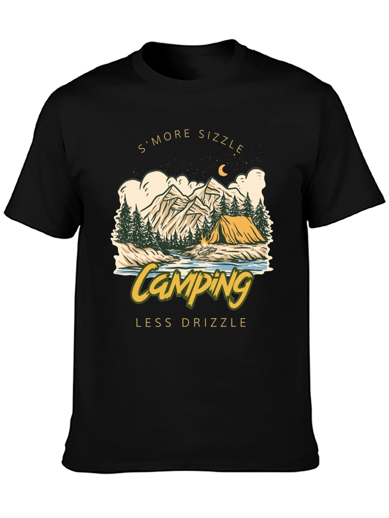 Camping Smore Sizzle Graphic Tee