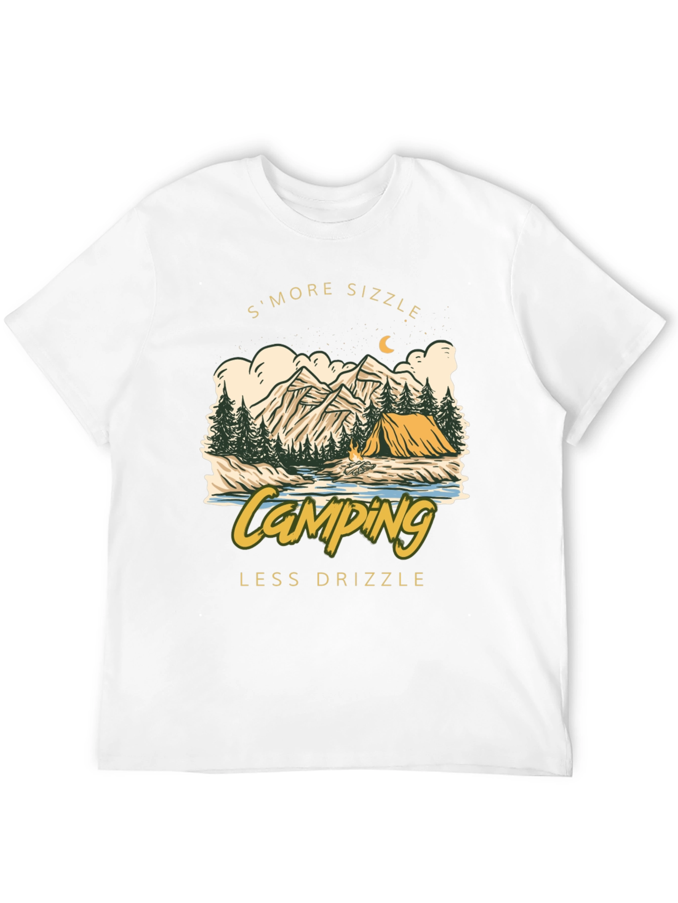 Camping Smore Sizzle Graphic Tee