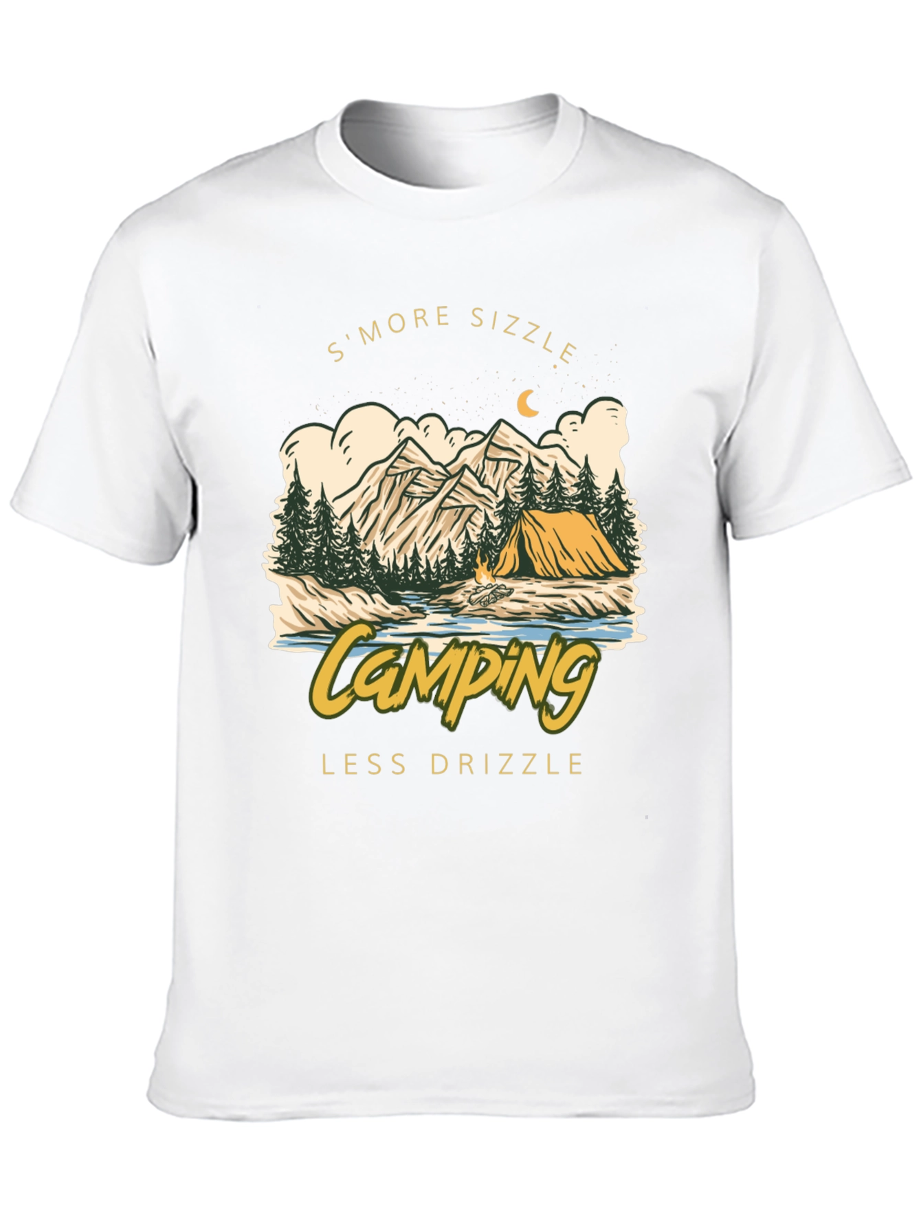 Camping Smore Sizzle Graphic Tee