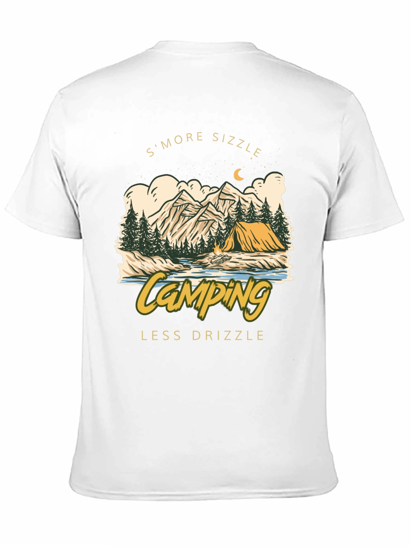 Camping Smore Sizzle Graphic Tee