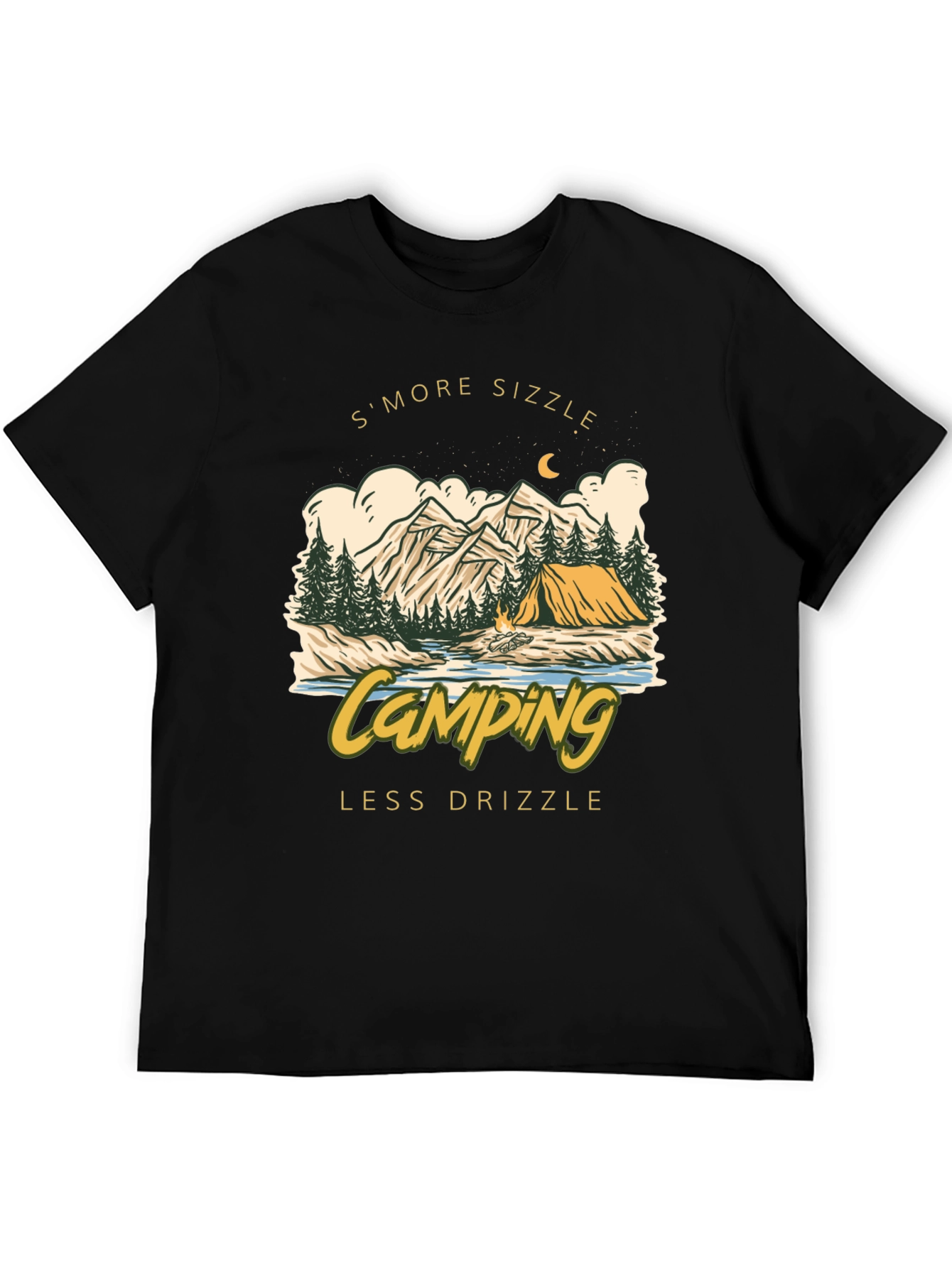 Camping Smore Sizzle Graphic Tee