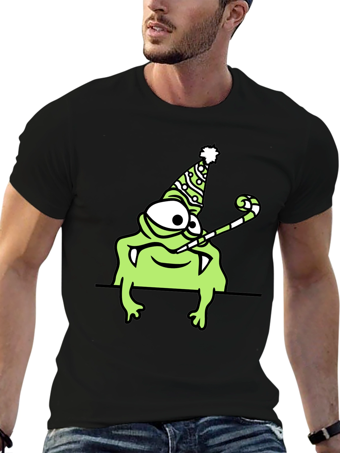 Party Monster Graphic Tee - Fun and Unique