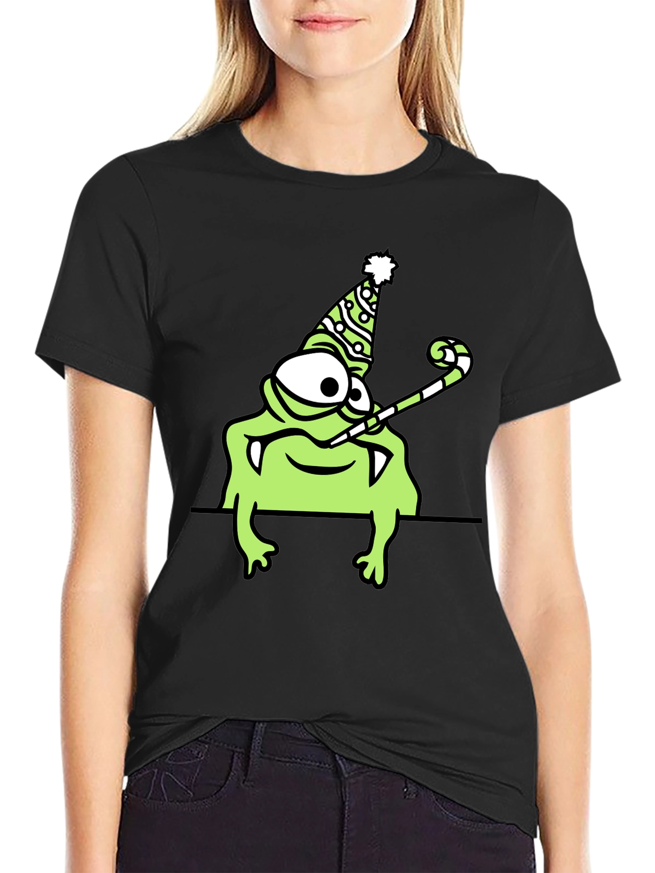 Party Monster Graphic Tee - Fun and Unique