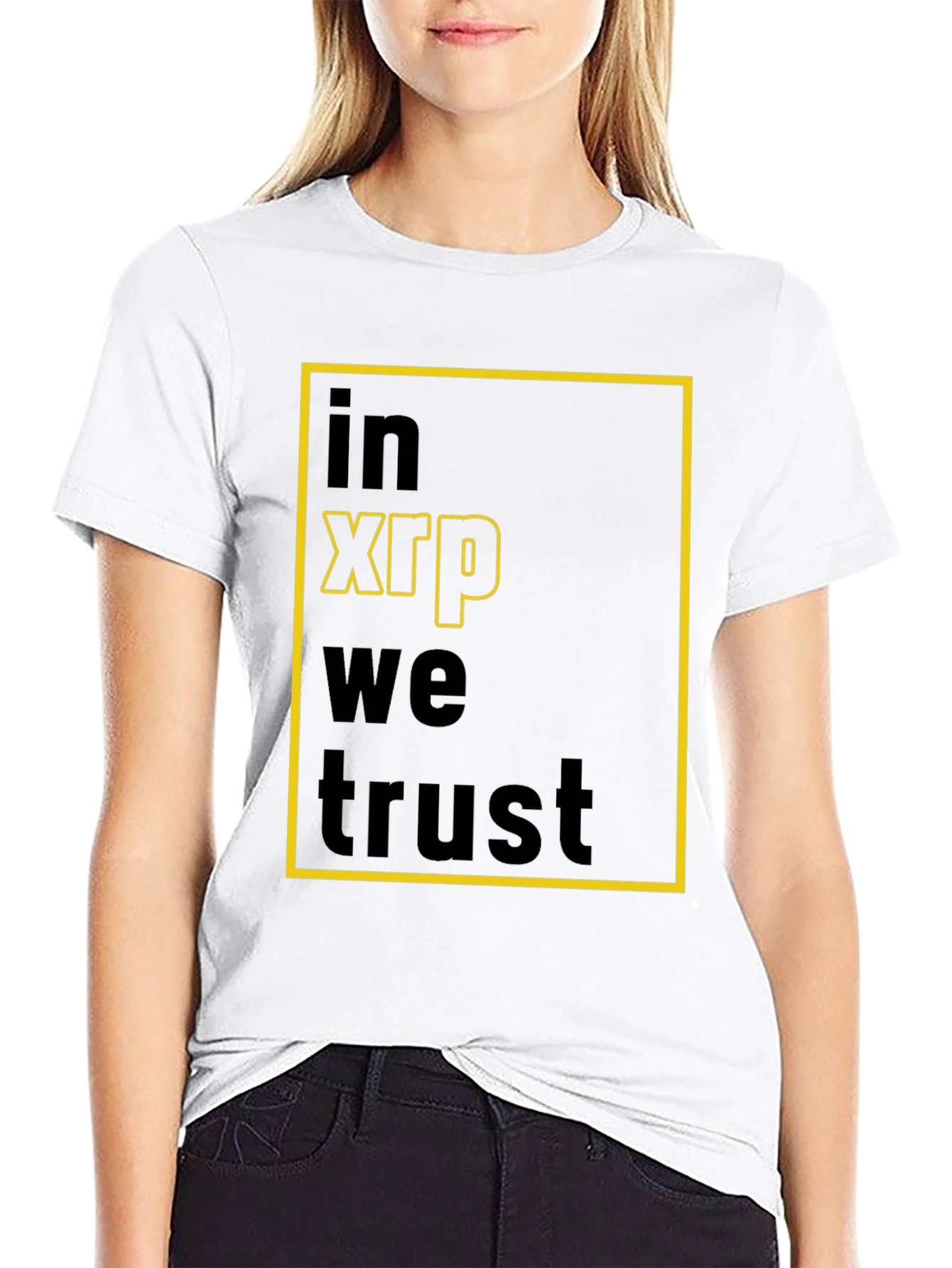 In XRP We Trust Black T-Shirt