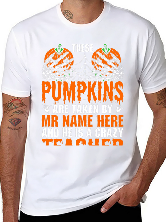 Halloween Teacher Pumpkin T-Shirt