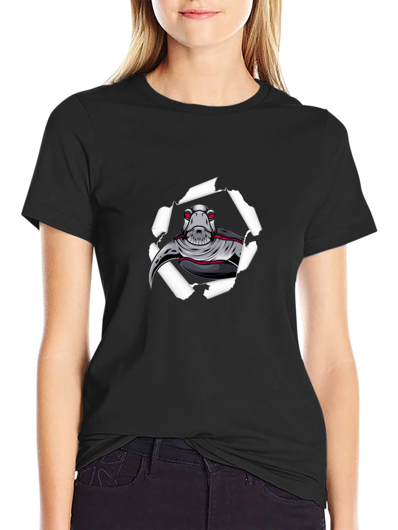 Sci-Fi Turtle Graphic Tee - Unique Design