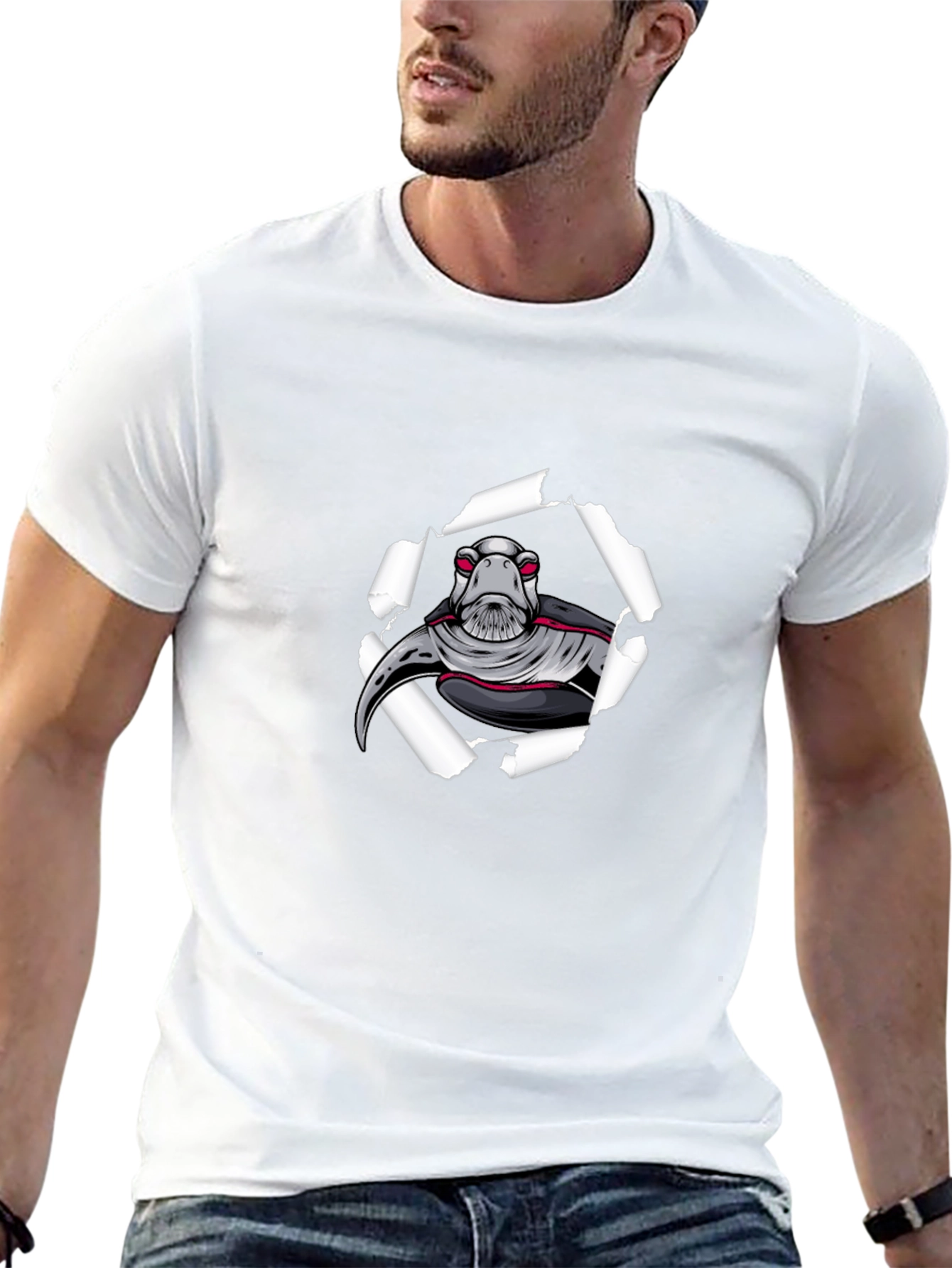 Sci-Fi Turtle Graphic Tee - Unique Design