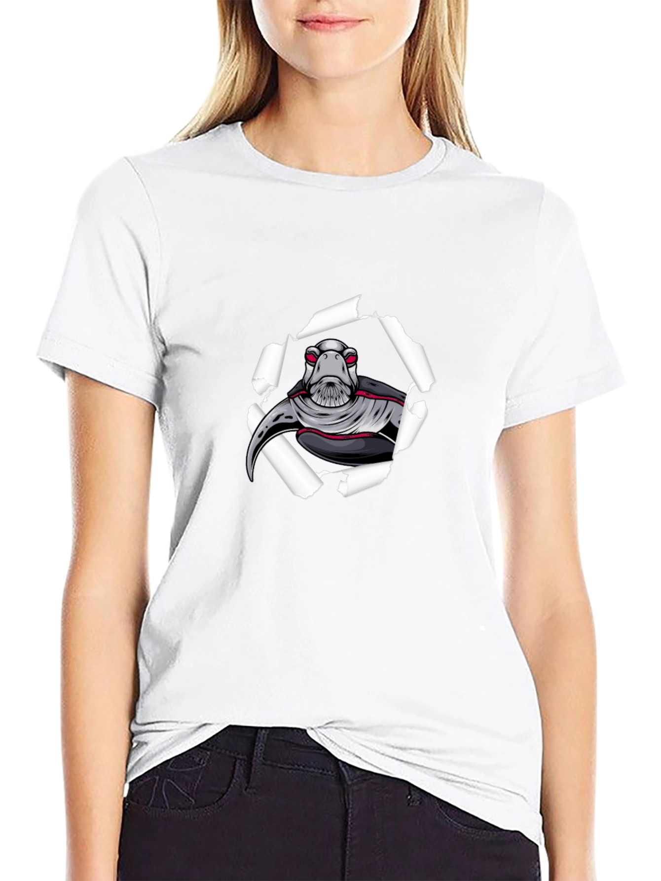 Sci-Fi Turtle Graphic Tee - Unique Design