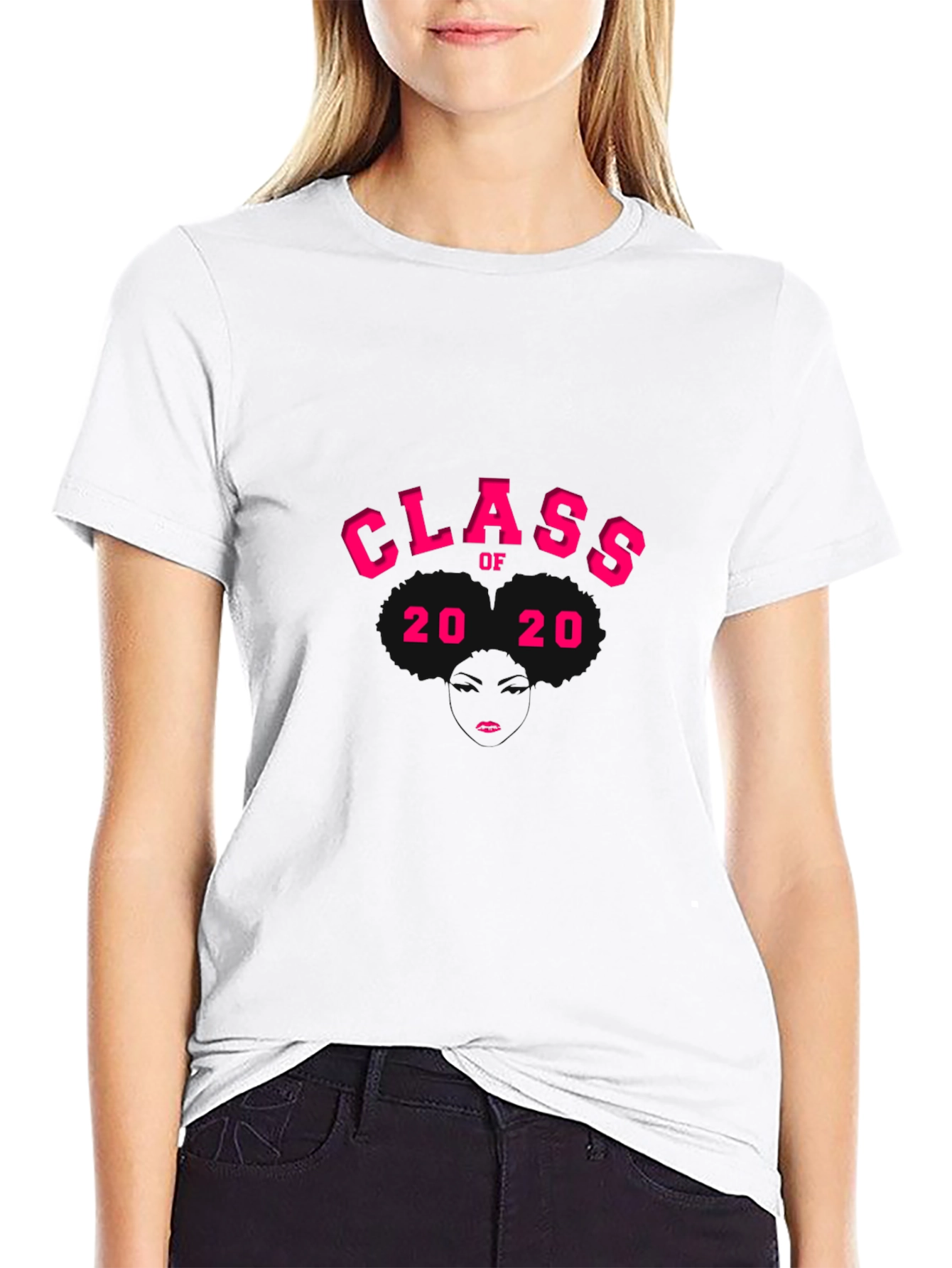 Class of 2020 T-Shirt - Pink Graphic Tee