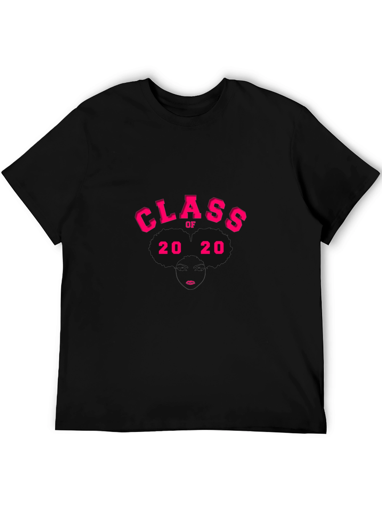 Class of 2020 T-Shirt - Pink Graphic Tee