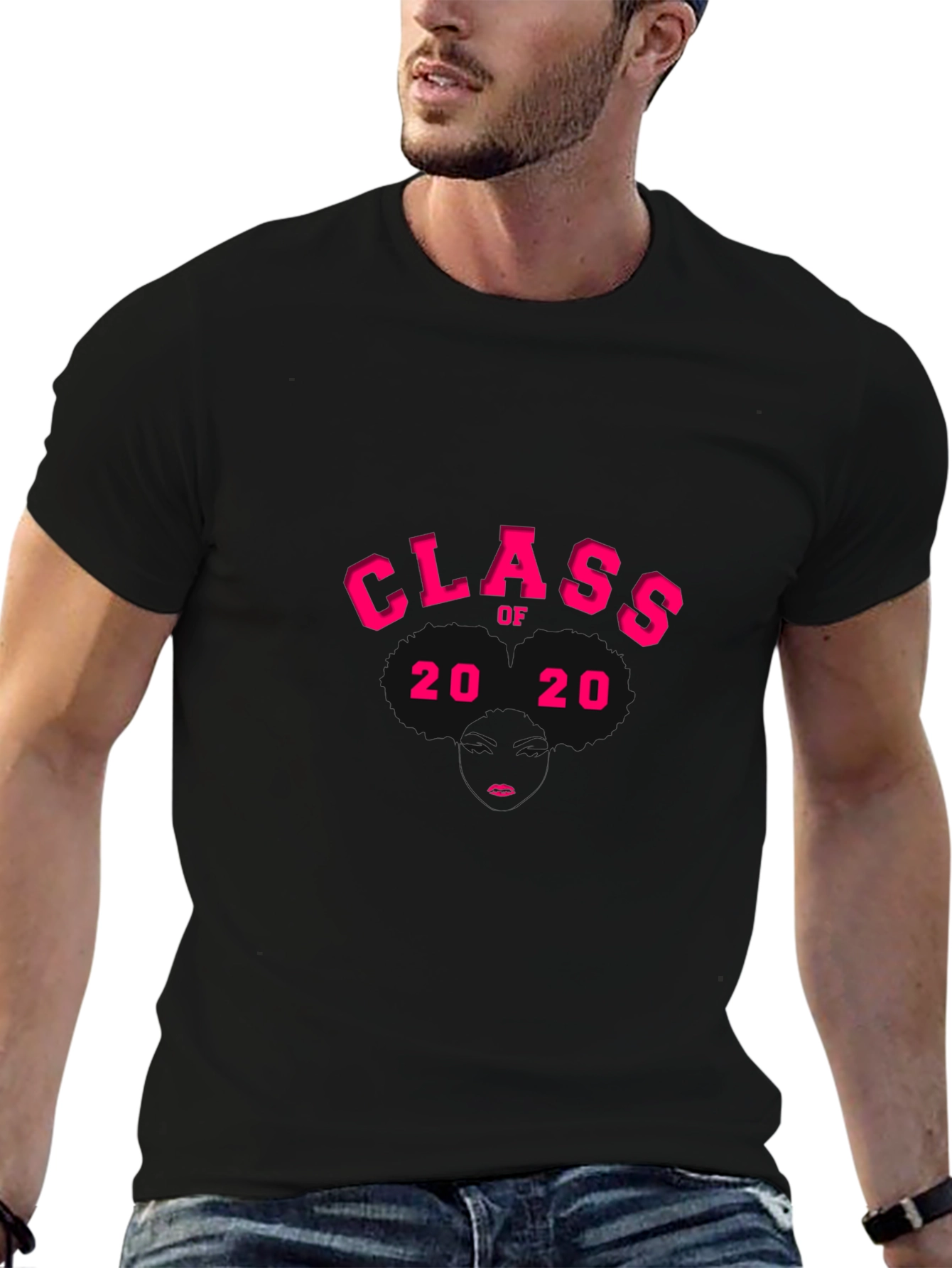 Class of 2020 T-Shirt - Pink Graphic Tee