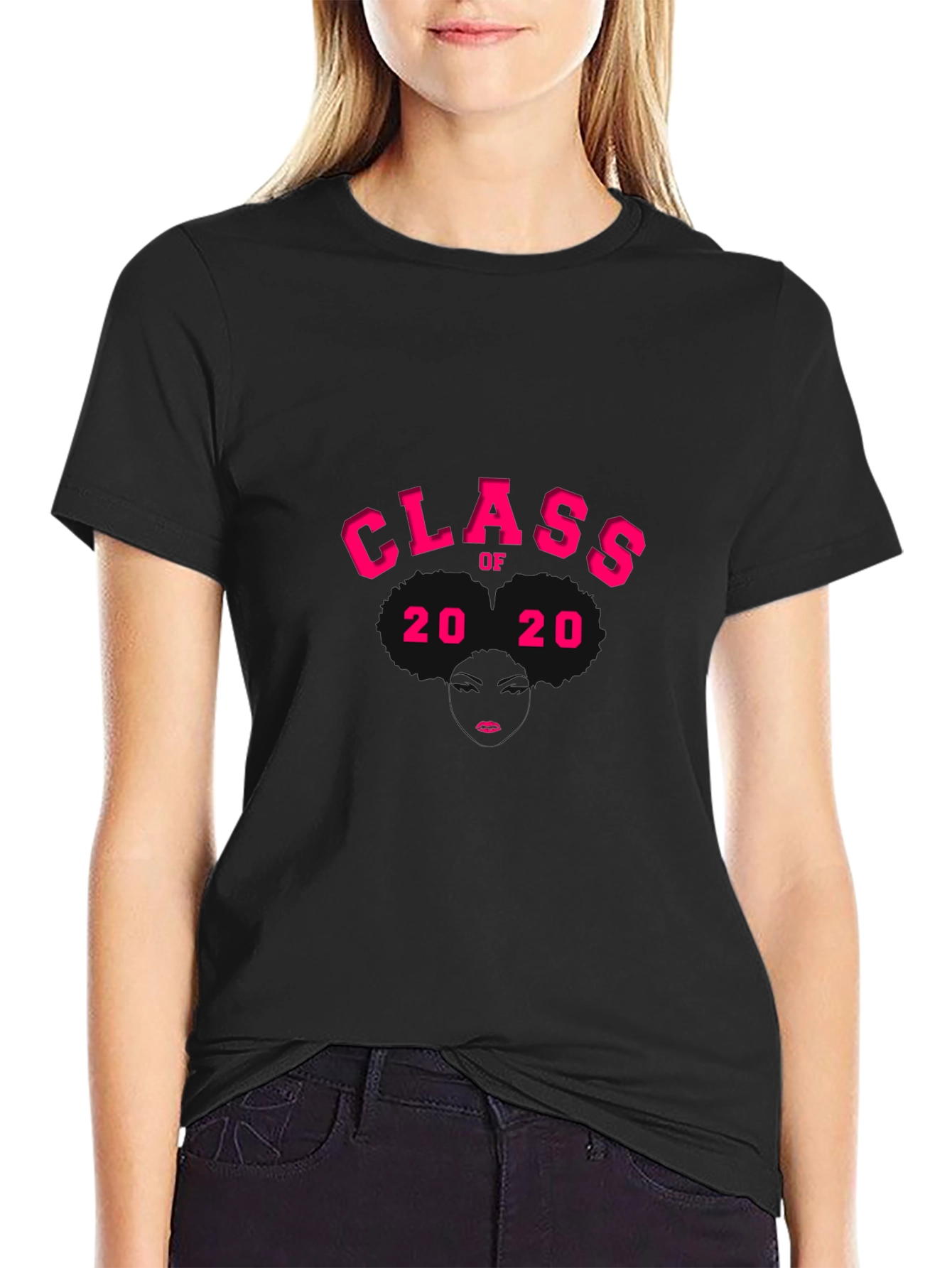 Class of 2020 T-Shirt - Pink Graphic Tee