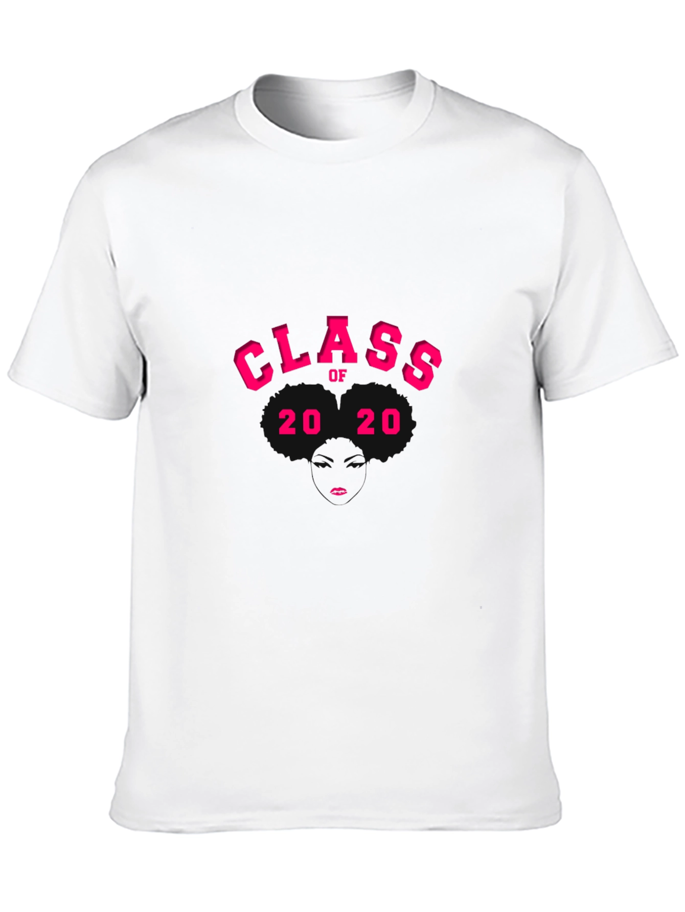 Class of 2020 T-Shirt - Pink Graphic Tee