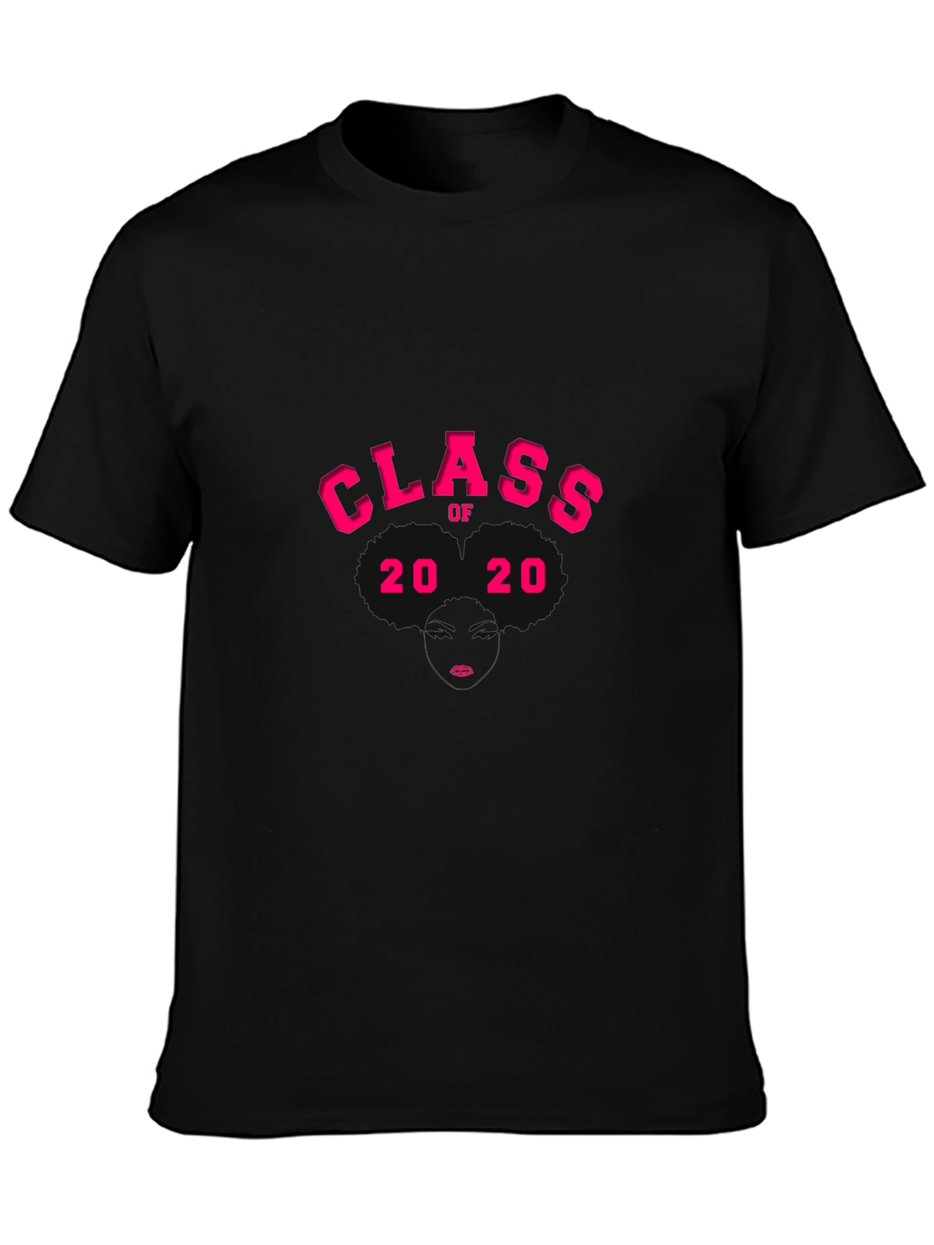 Class of 2020 T-Shirt - Pink Graphic Tee