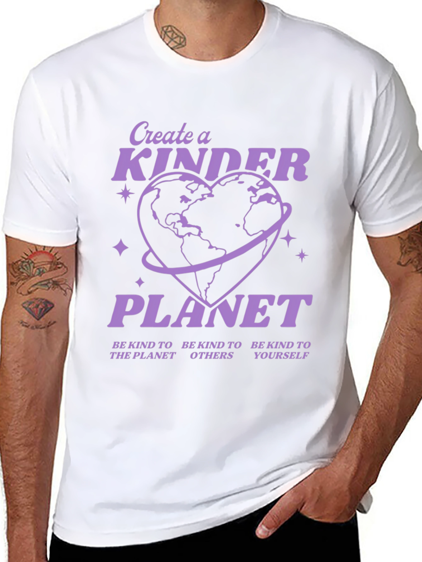 Kind Planet Graphic Tee - Black