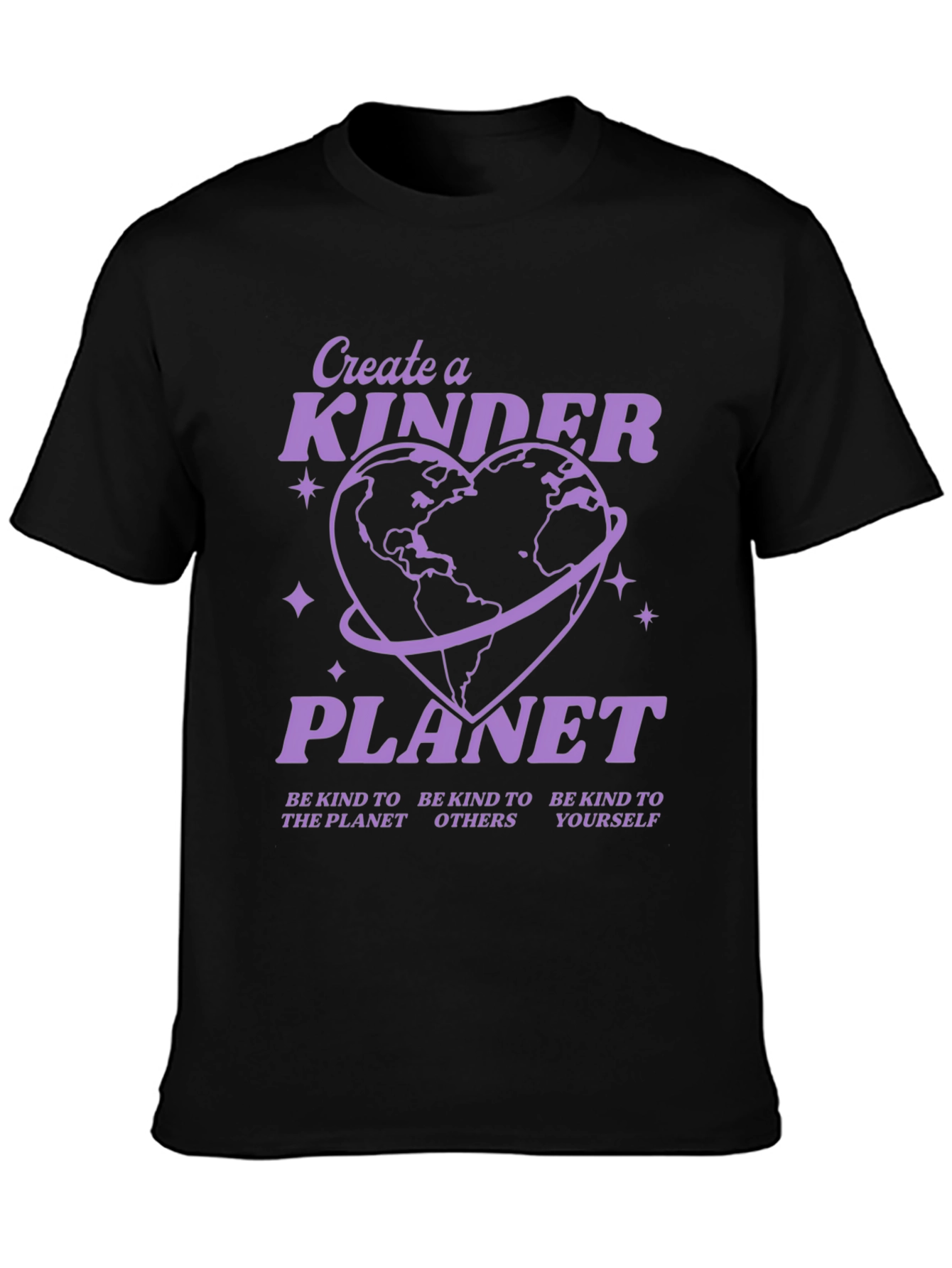 Kind Planet Graphic Tee - Black
