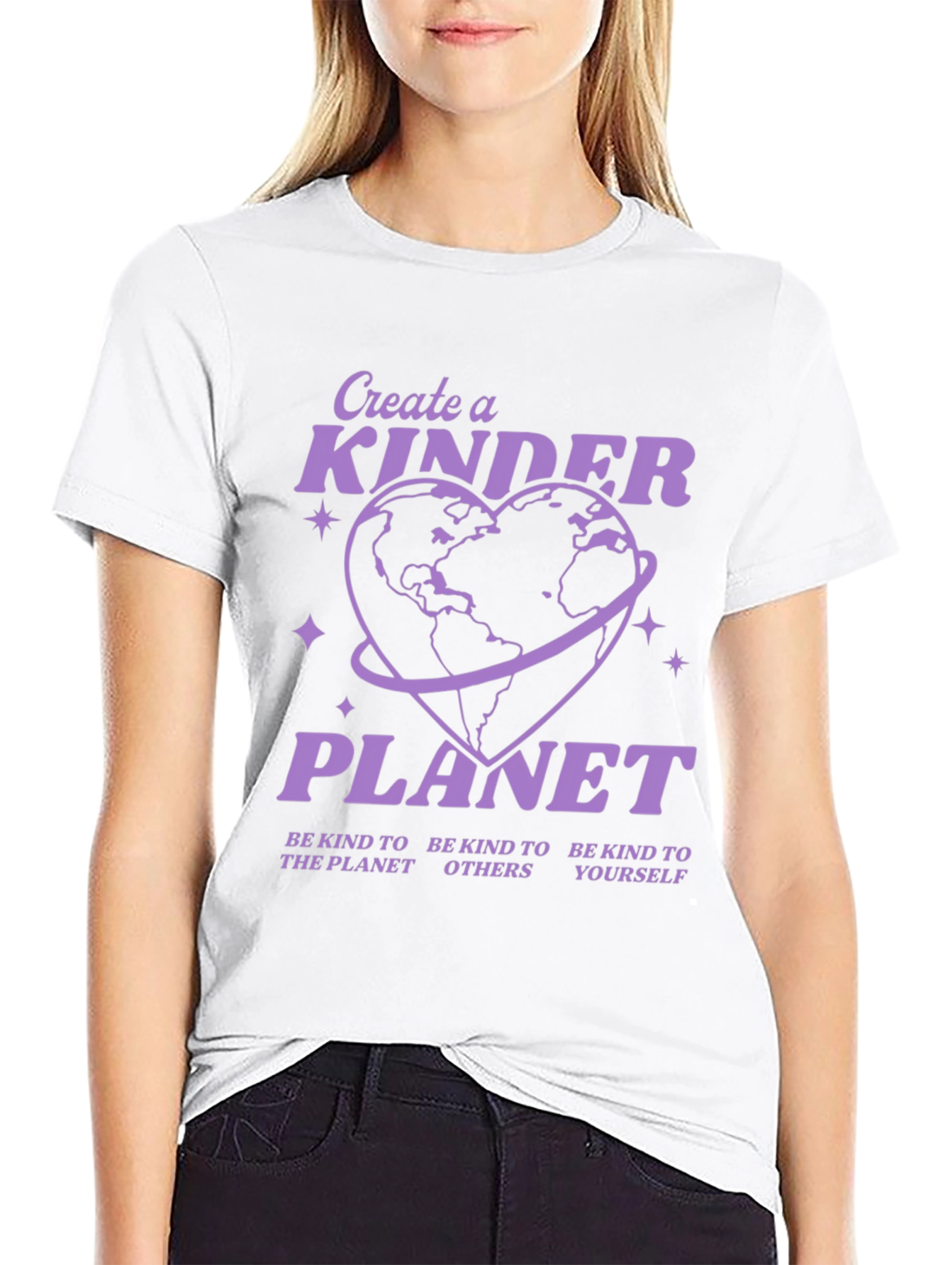 Kind Planet Graphic Tee - Black