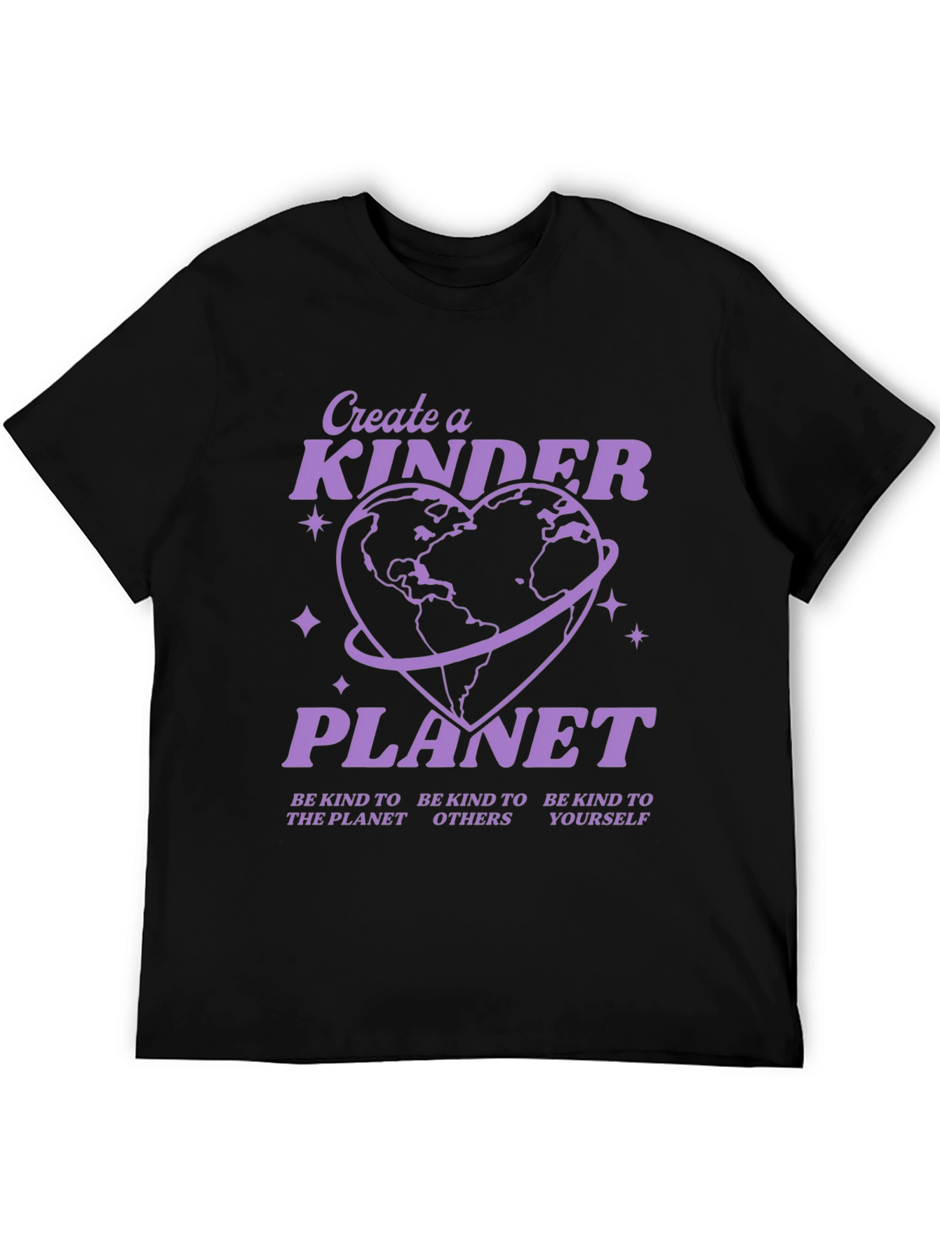 Kind Planet Graphic Tee - Black