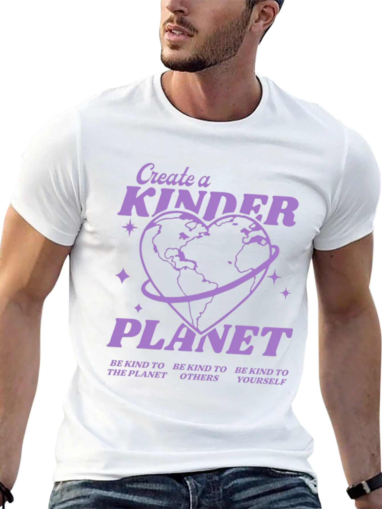 Kind Planet Graphic Tee - Black
