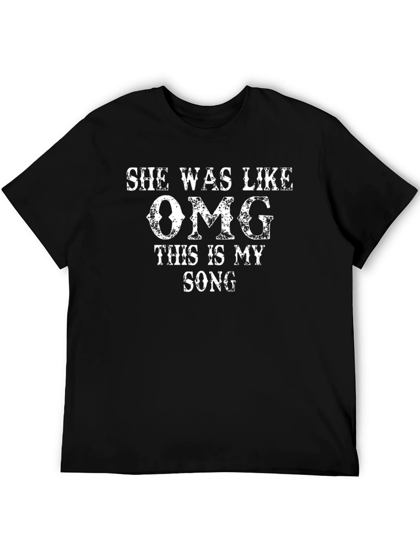 OMG This Is My Song Black T-Shirt