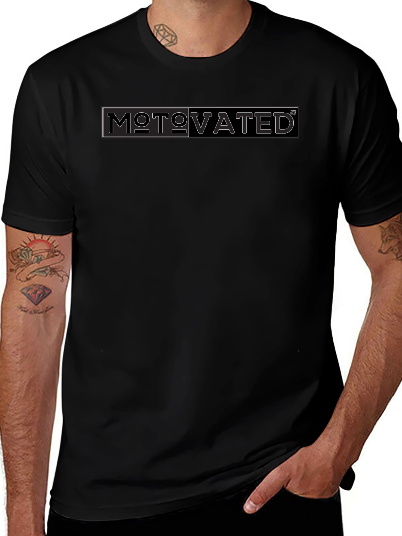 Motovated Black Graphic Tee