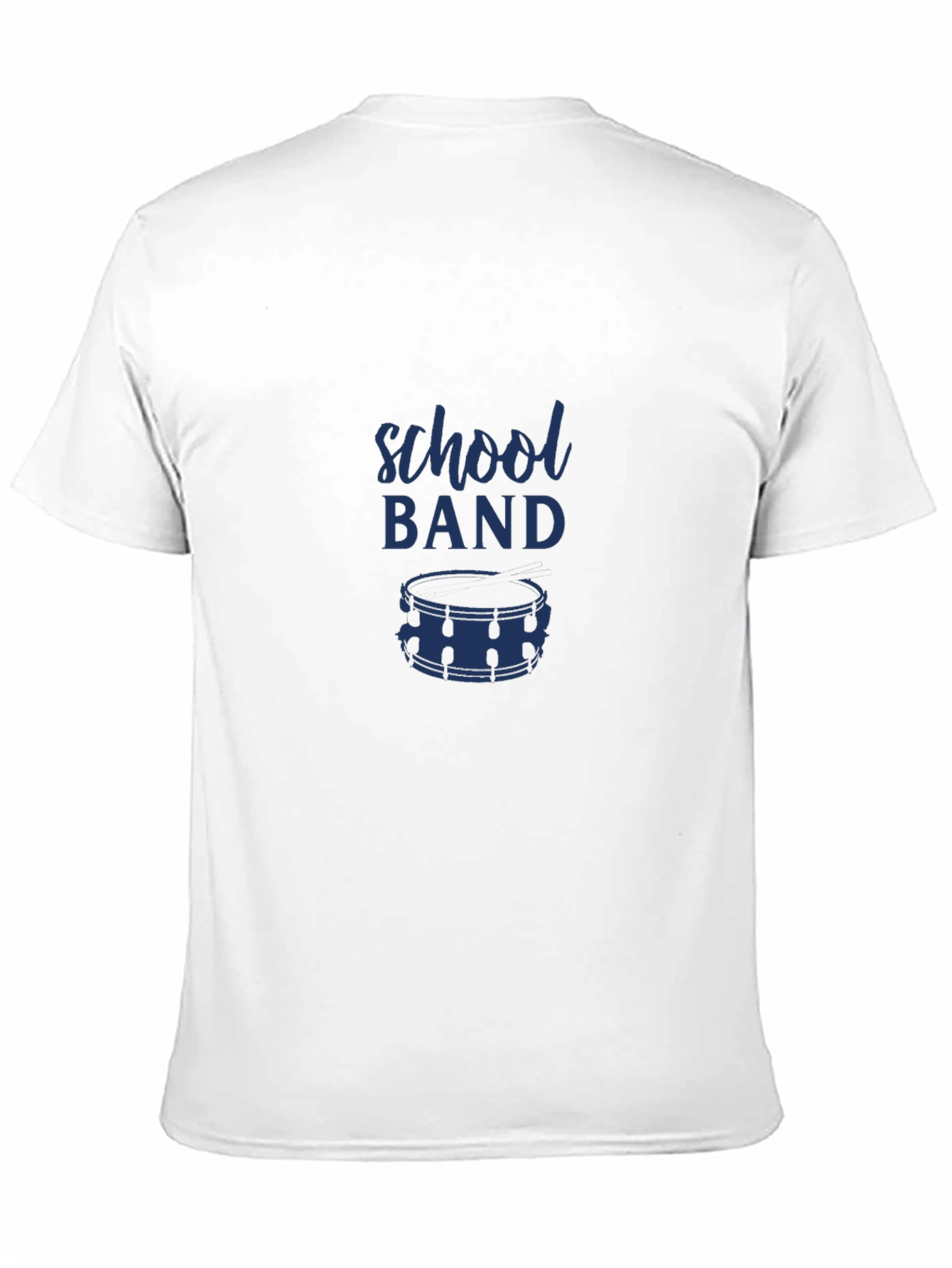 School Band T-Shirt - Black Drum Design