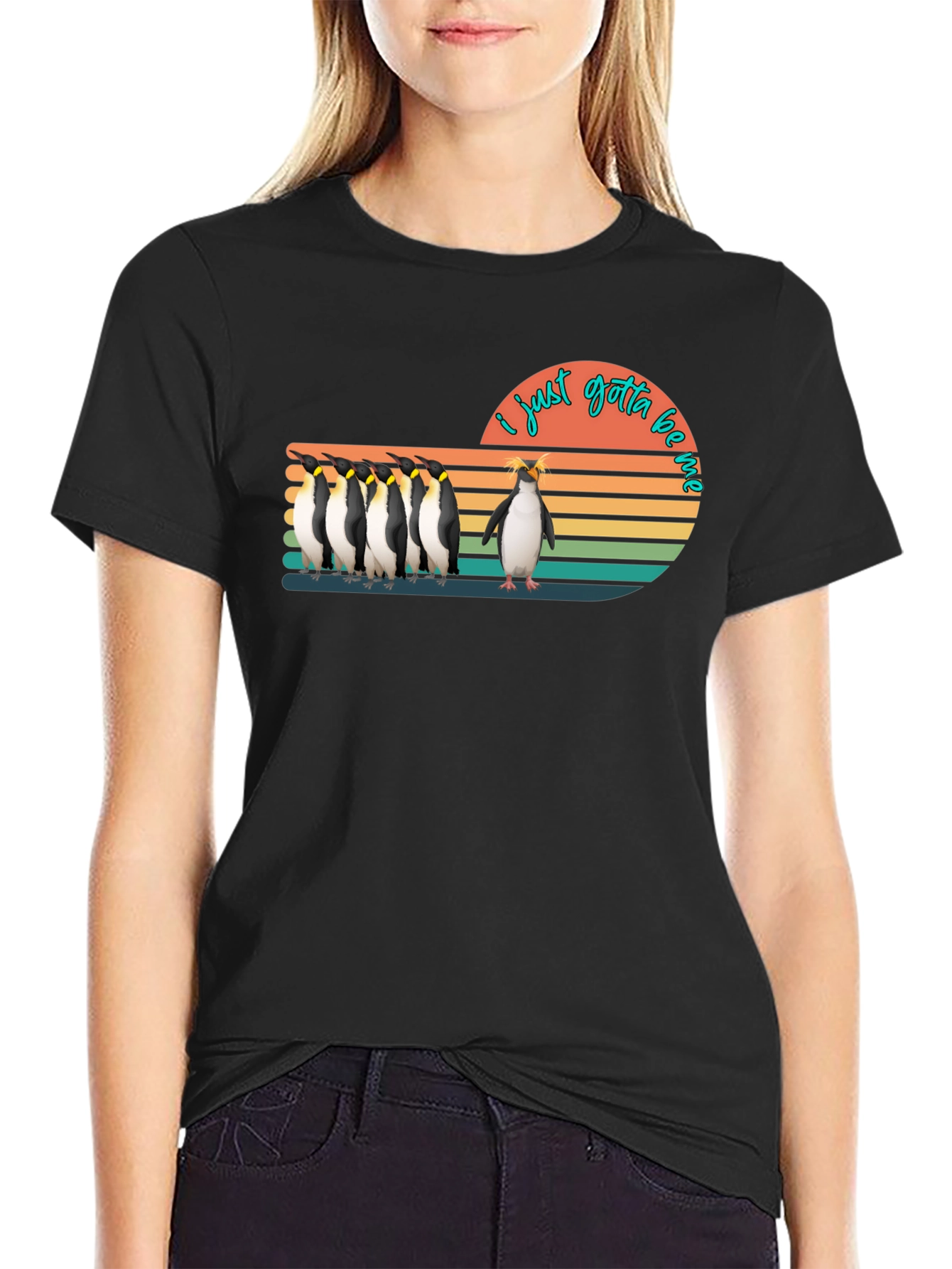 Penguin Gotta Be Me Graphic T-Shirt