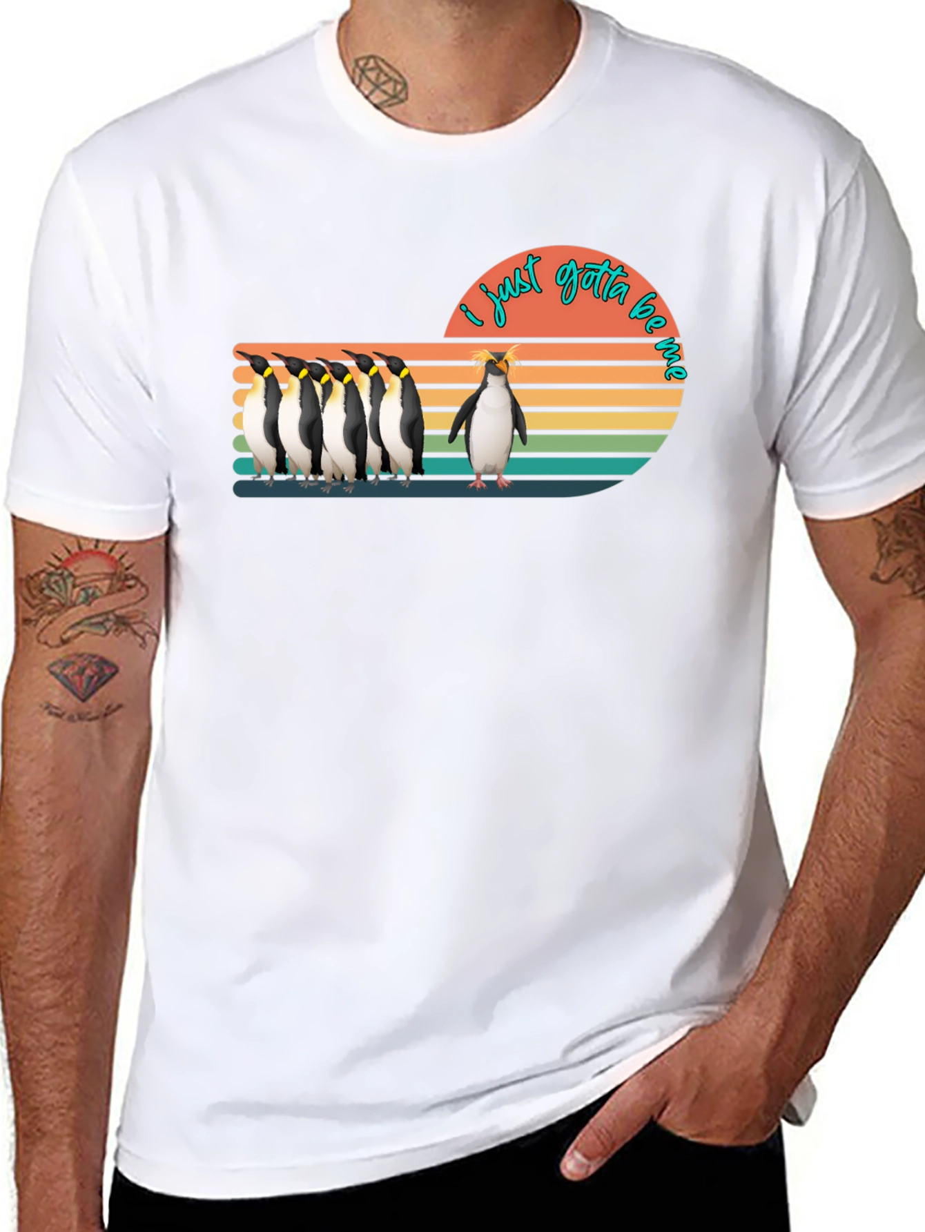 Penguin Gotta Be Me Graphic T-Shirt