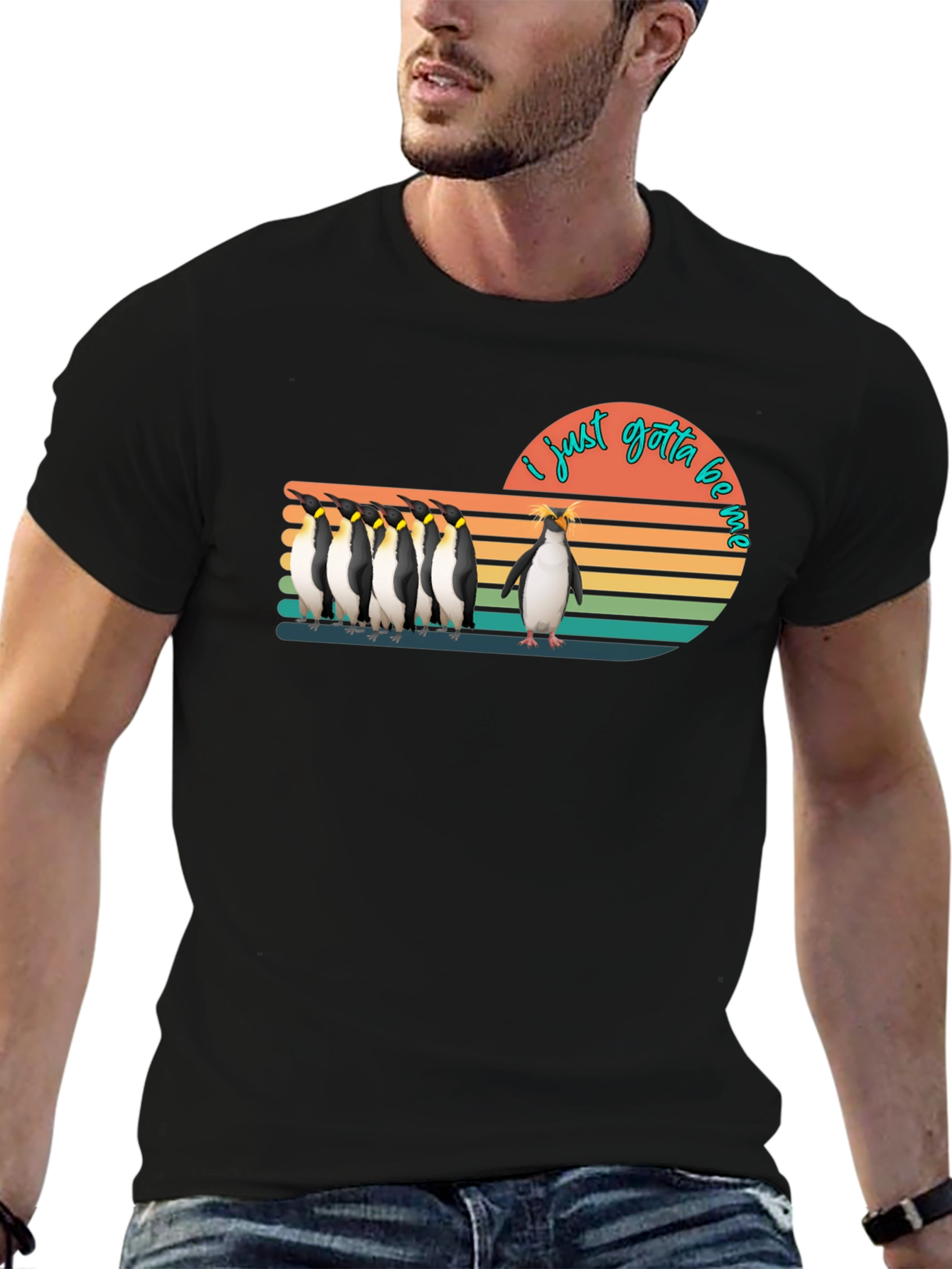 Penguin Gotta Be Me Graphic T-Shirt